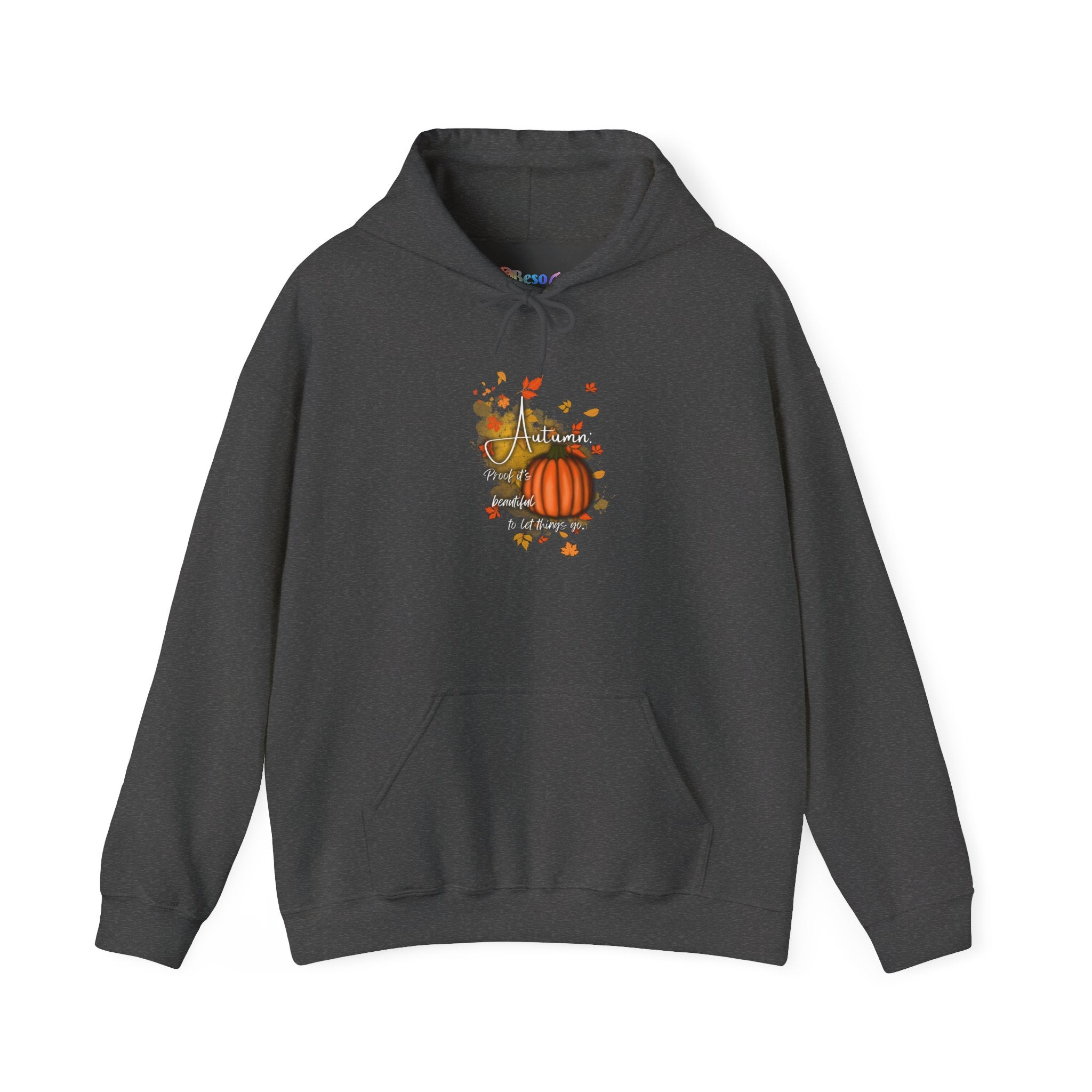 Autumn Pumpkin Sweatshirt - Cozy Fall Hoodie, Unisex Hooded Sweatshirt, Perfect for Halloween, Thanksgiving, Gift for Him and Her
