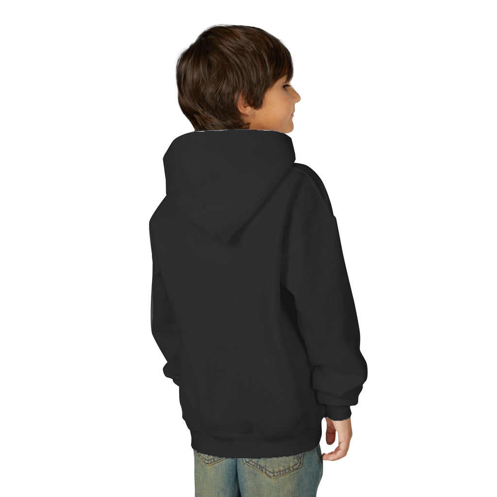 Youth Heavy Blend Hoodie with Dragon Design, Cozy Sweatshirt for Kids, Perfect Gift for Dragons Lovers, Halloween, Birthday