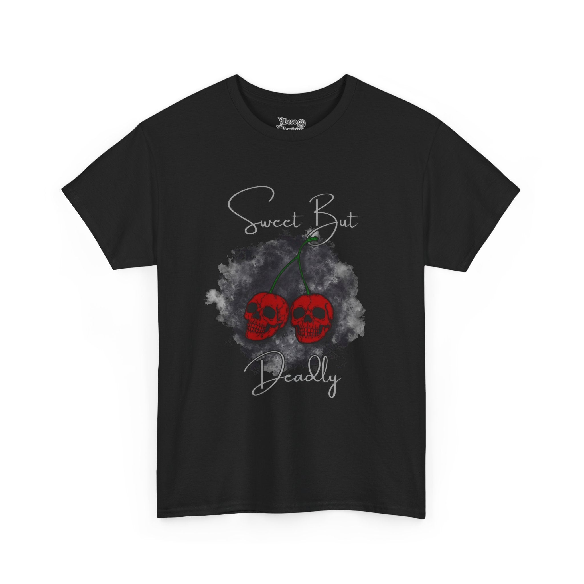 Skull Cherries Tee — "sweet but deadly" Graphic T-Shirt