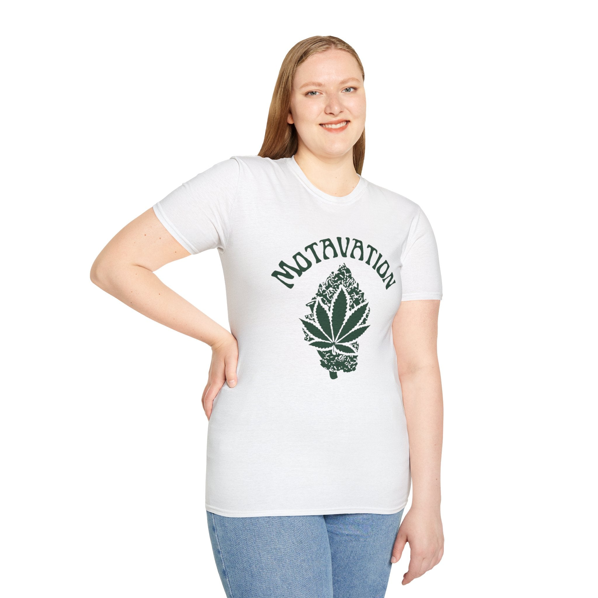 Marijuana Leaf and Bud Unisex T-Shirt - Motavation Design