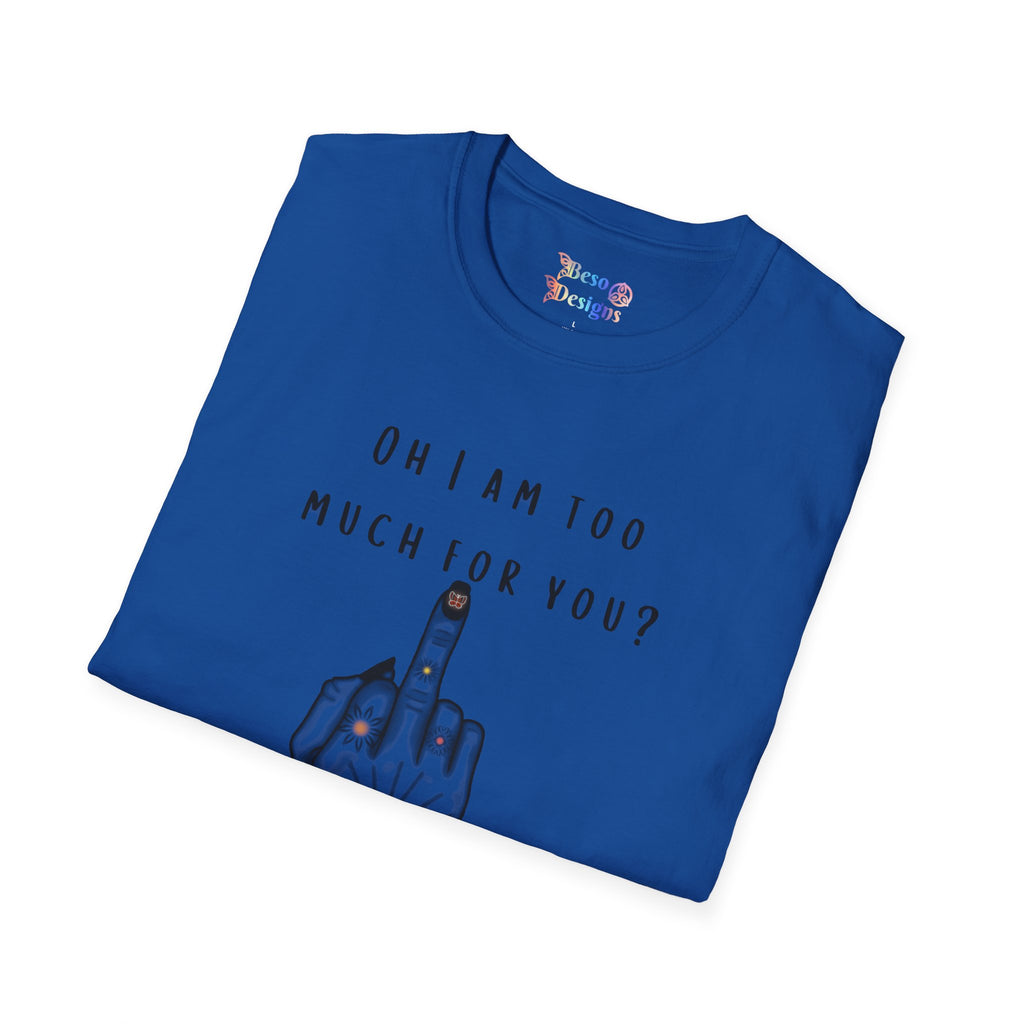 Graphic T-Shirt Middle Finger Tattoo Design