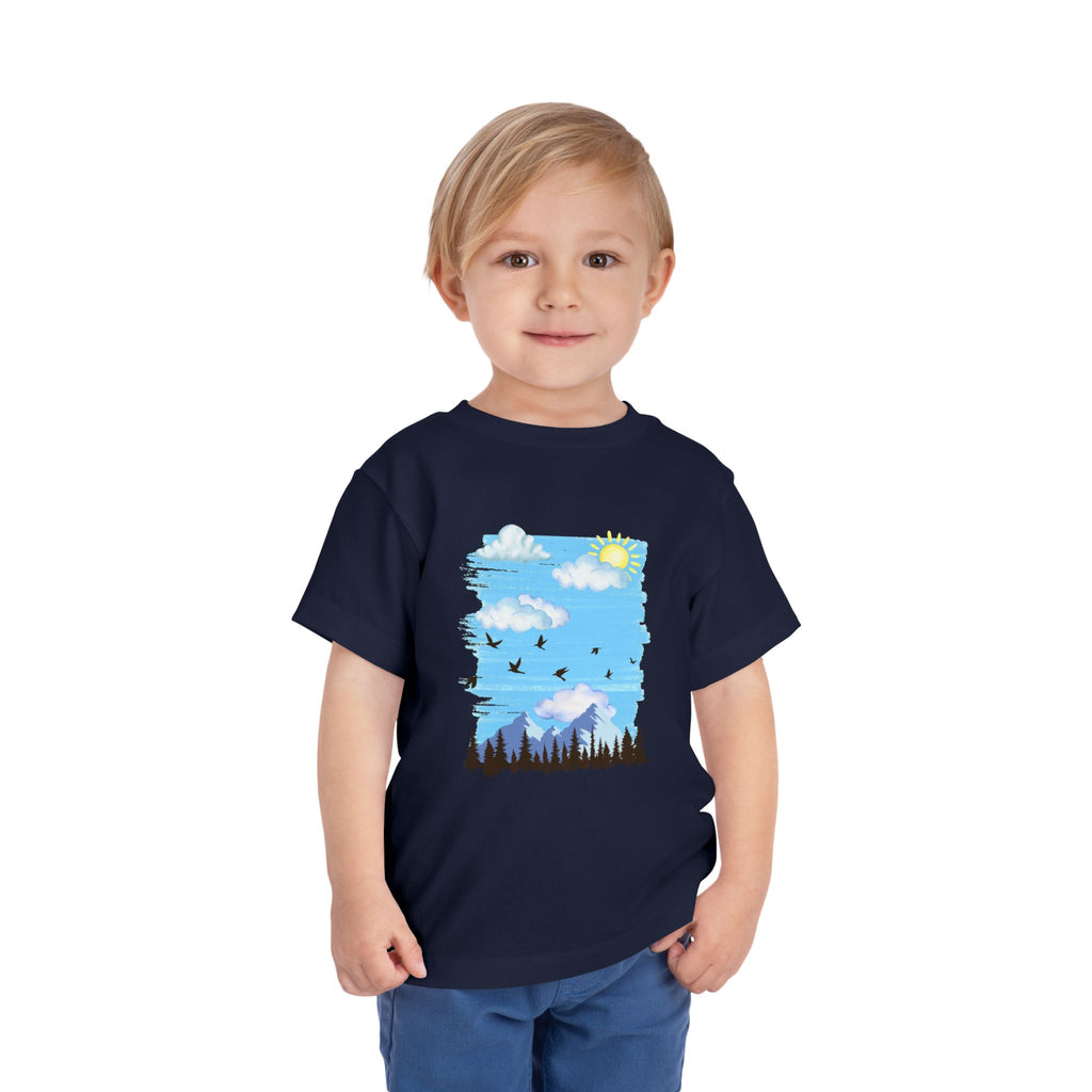 Toddler Tee - Mountain Outdoor Scene