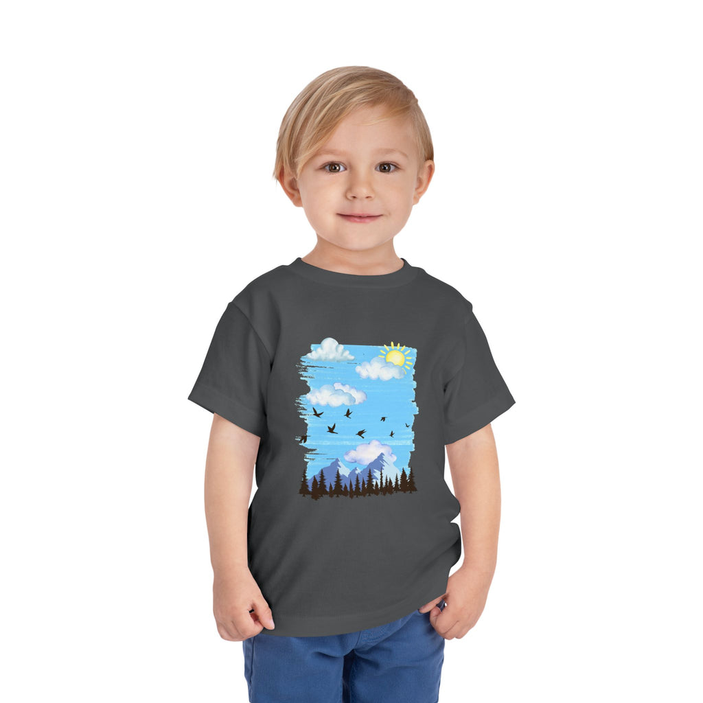 Toddler Tee - Mountain Outdoor Scene