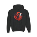 Youth Heavy Blend Hoodie with Dragon Design, Cozy Sweatshirt for Kids, Perfect Gift for Dragons Lovers, Halloween, Birthday