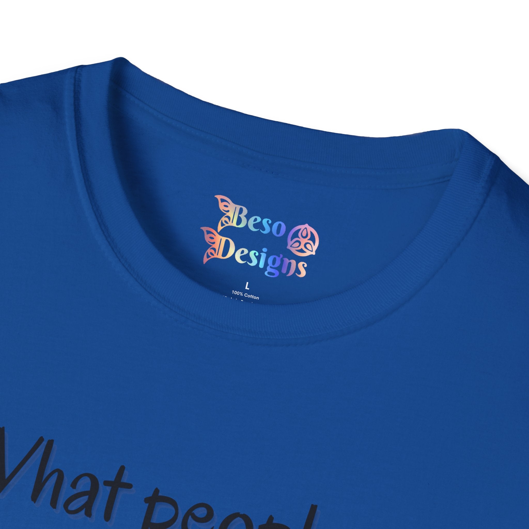 Rainbow Flower Unisex T-Shirt - What People Think of Me is None of My Business