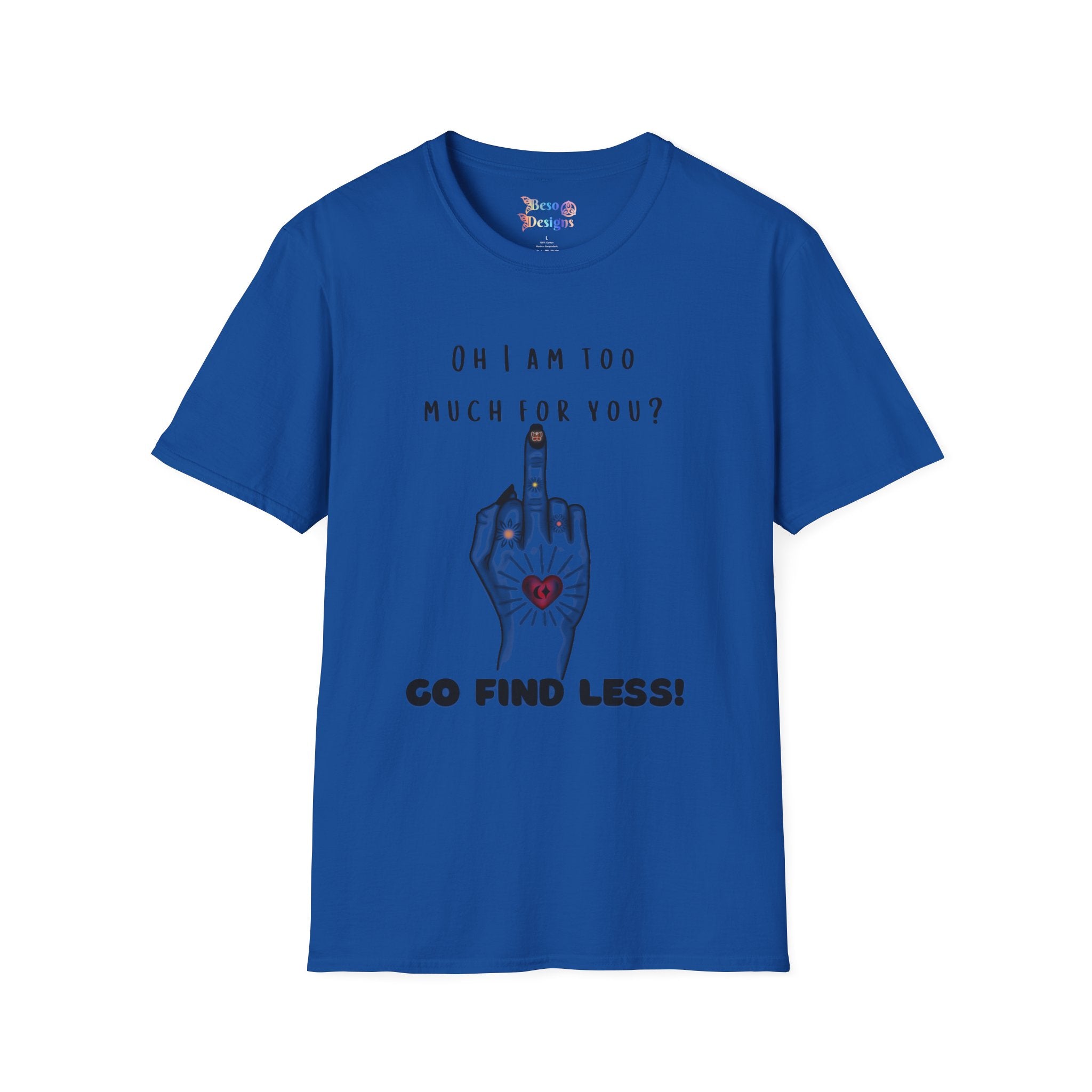 Graphic T-Shirt Middle Finger Tattoo Design