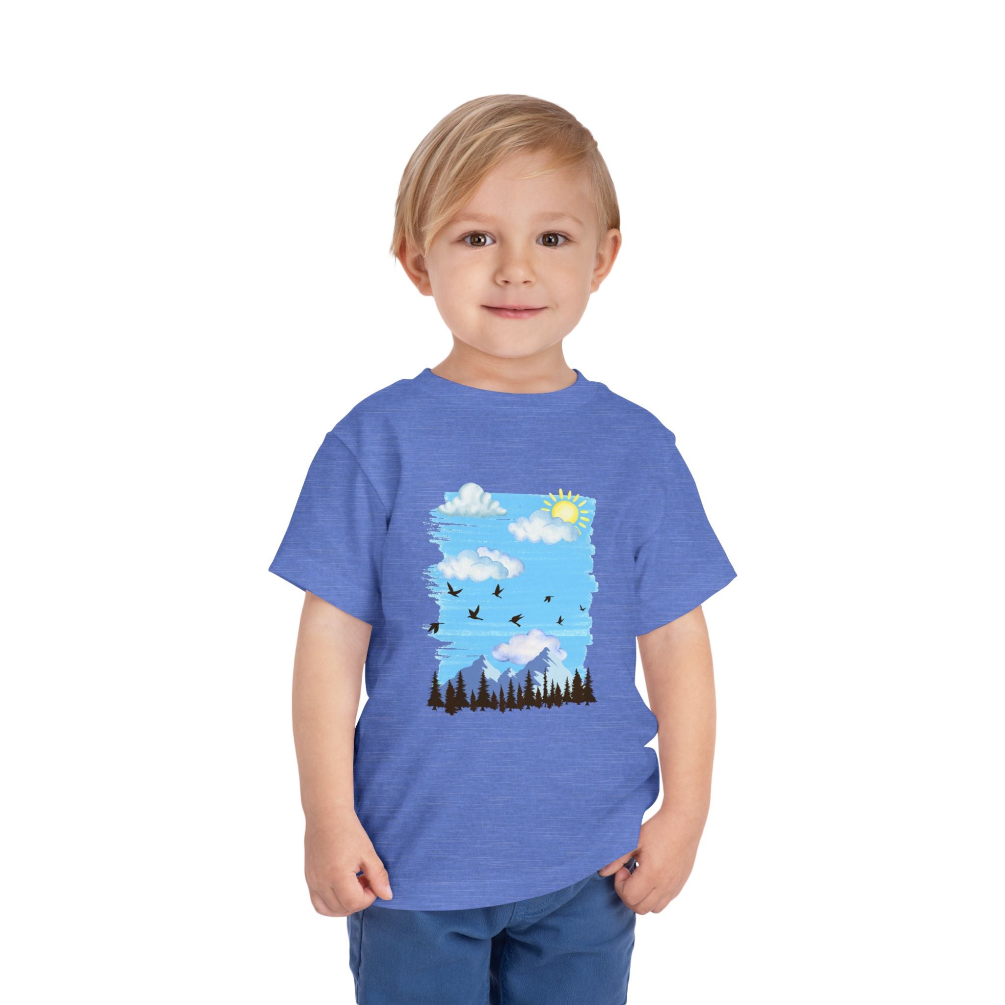 Toddler Tee - Mountain Outdoor Scene