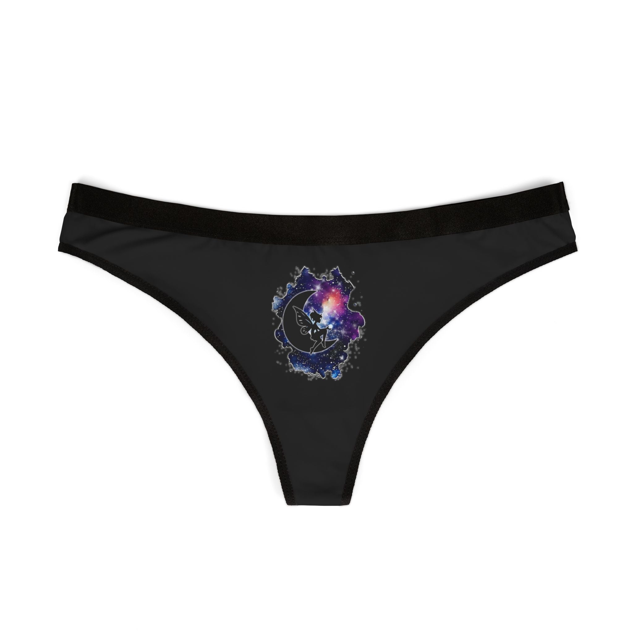 Galactic Women's Thongs, Stylish Underwear, Space Lovers Gift, Comfortable Lingerie, AOP Design, Sexy Intimates