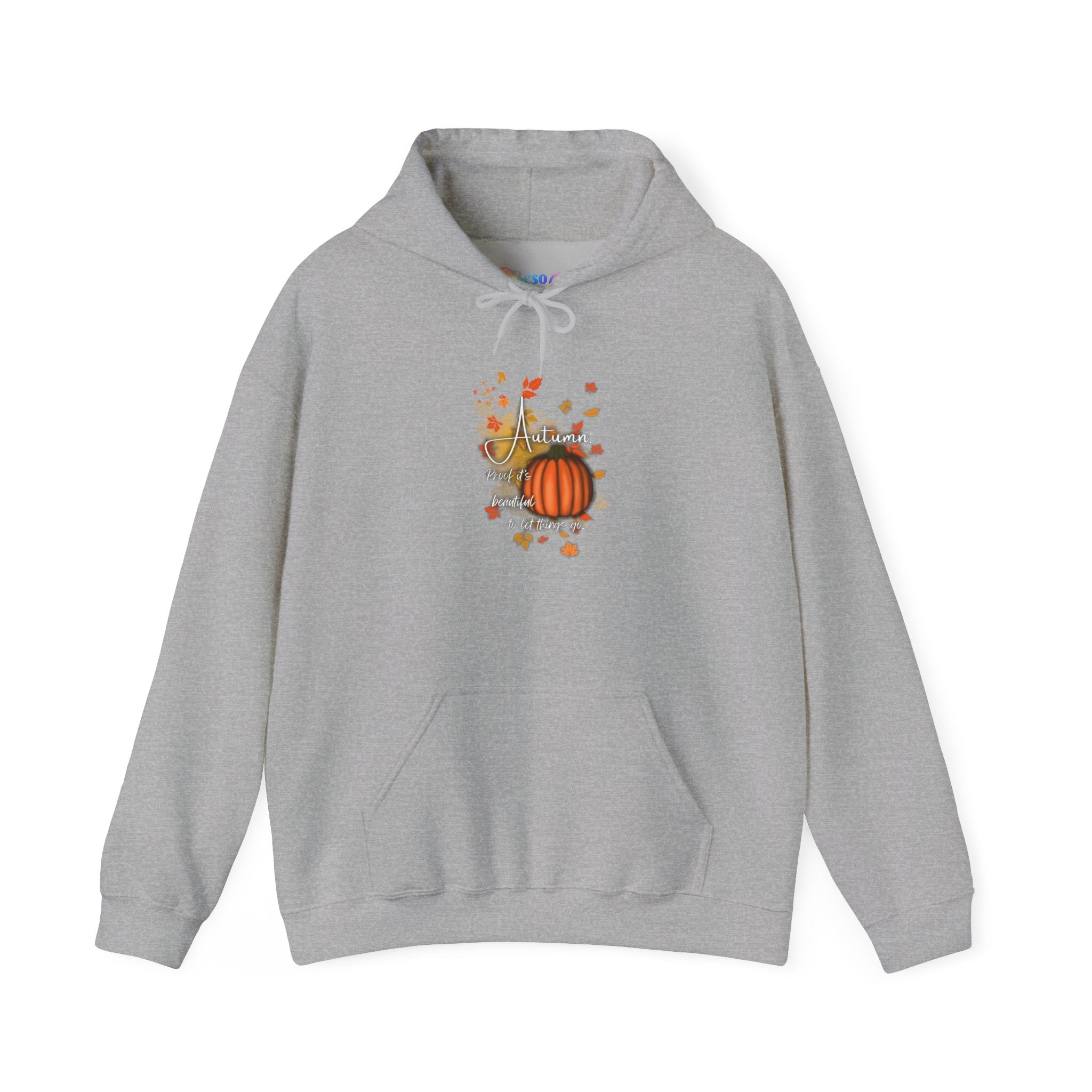Autumn Pumpkin Sweatshirt - Cozy Fall Hoodie, Unisex Hooded Sweatshirt, Perfect for Halloween, Thanksgiving, Gift for Him and Her