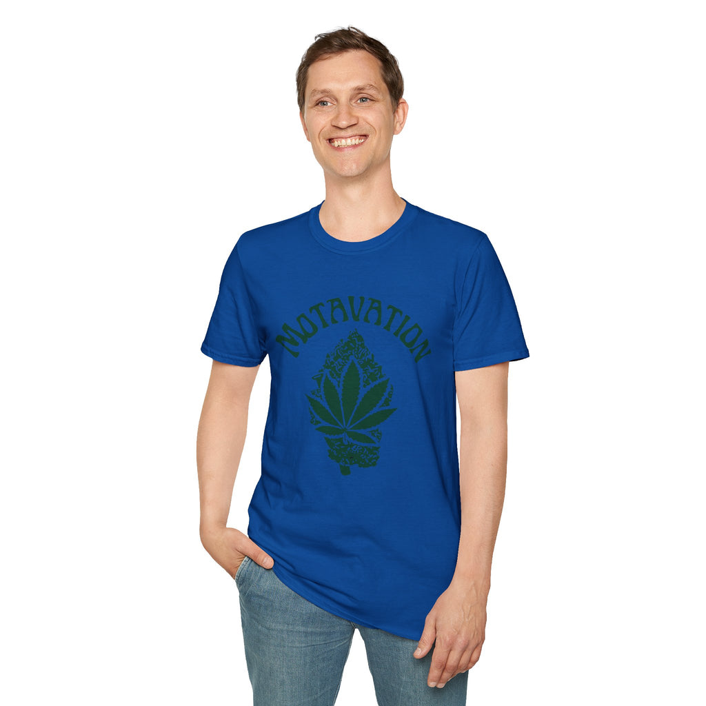 Marijuana Leaf and Bud Unisex T-Shirt - Motavation Design