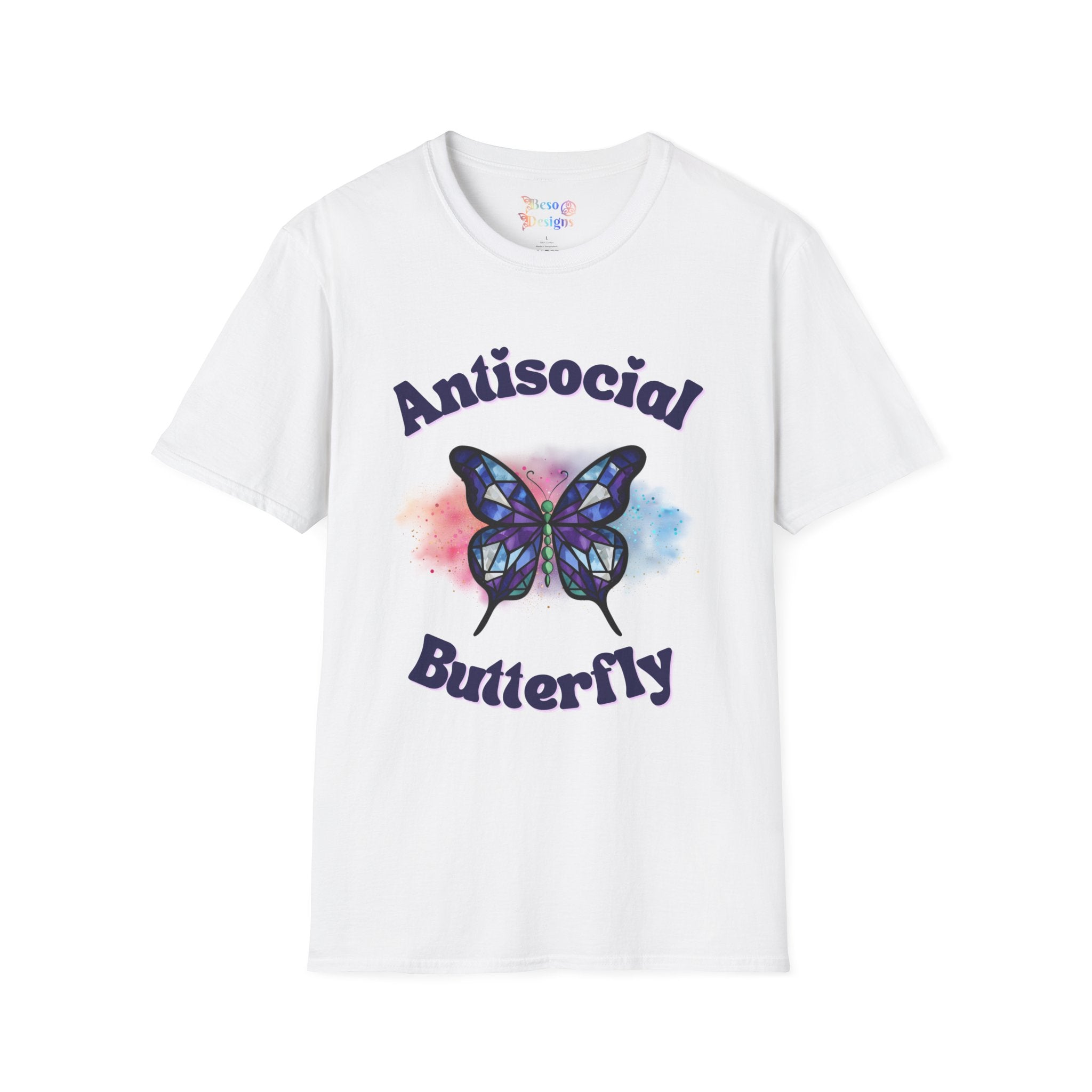 Butterfly Unisex T-Shirt - Antisocial Design
