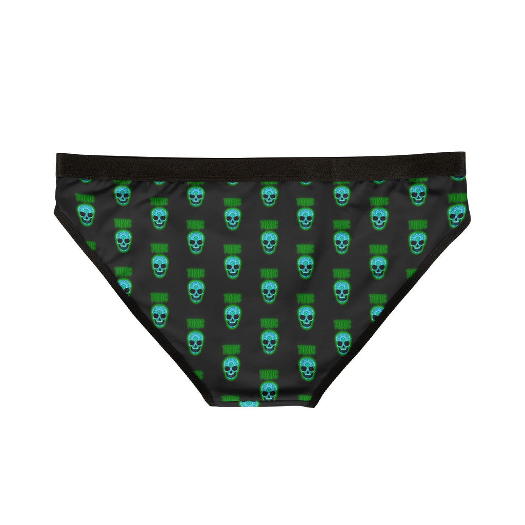 Gothic Skull Print Women's Underwear, Edgy Loungewear, Unique Everyday Wear, Halloween Gift, Fun Mood, AOP Panties