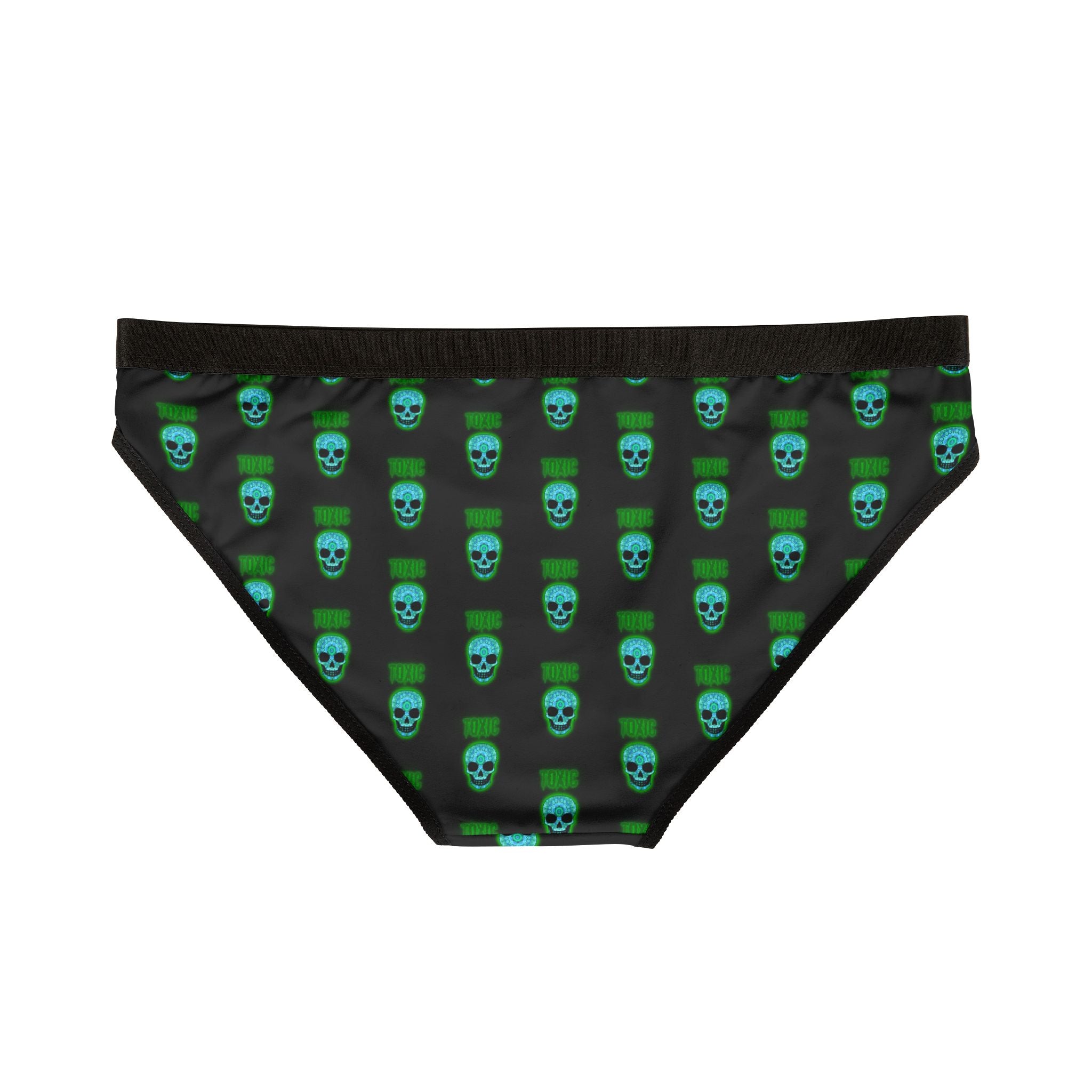 Gothic Skull Print Women's Underwear, Edgy Loungewear, Unique Everyday Wear, Halloween Gift, Fun Mood, AOP Panties