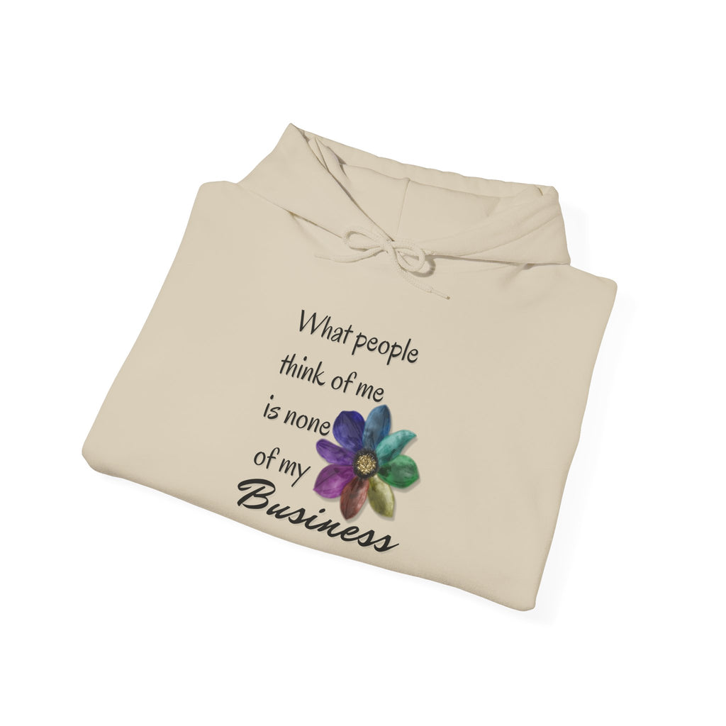 Hooded Sweatshirt - Rainbow Flower Design - Unisex Heavy Blend™
