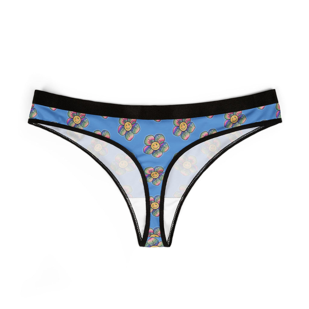 Floral Women's Thongs | Comfortable Lingerie, Gift for Her, Everyday Wear, Vacation Essentials, Spring Fashion