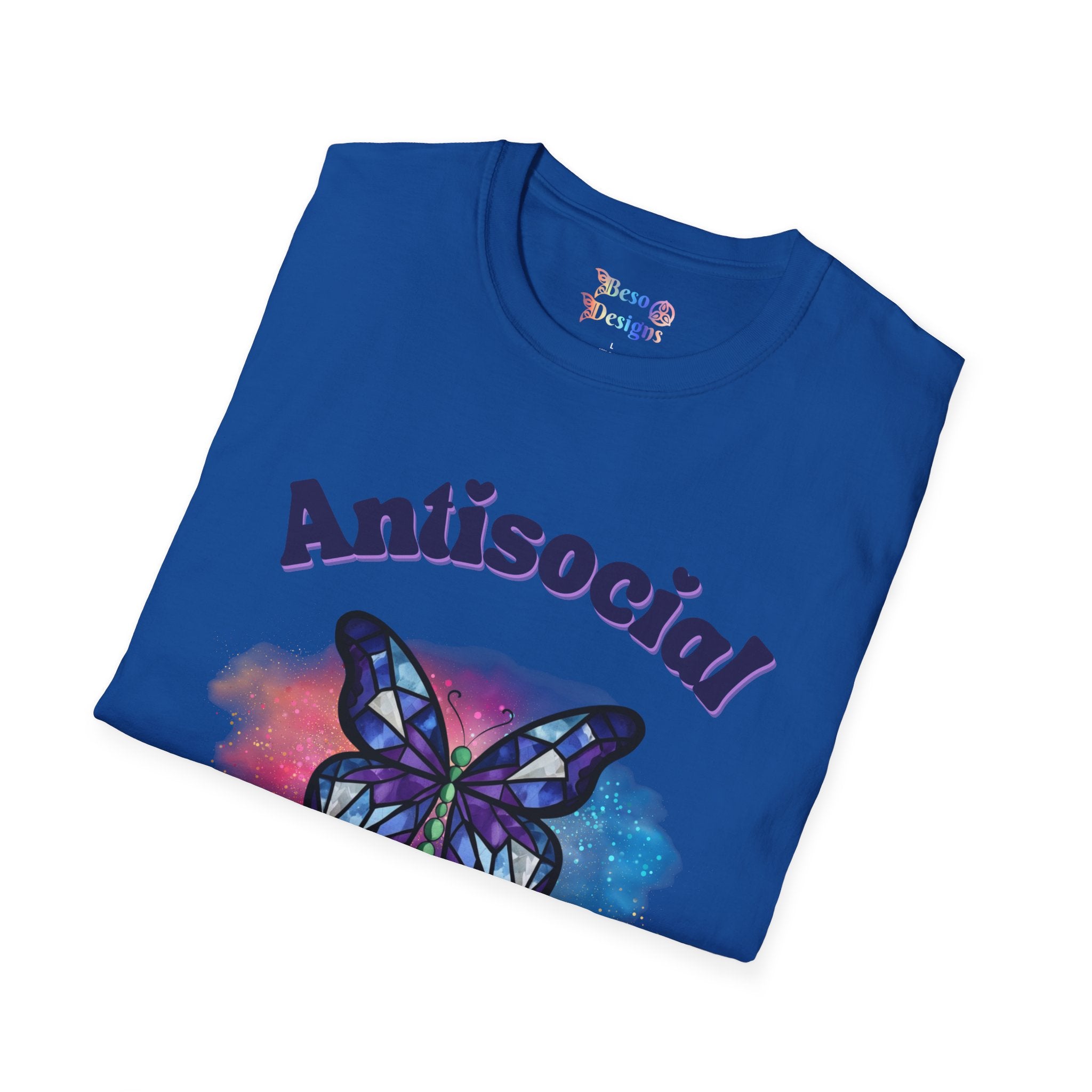 Butterfly Unisex T-Shirt - Antisocial Design