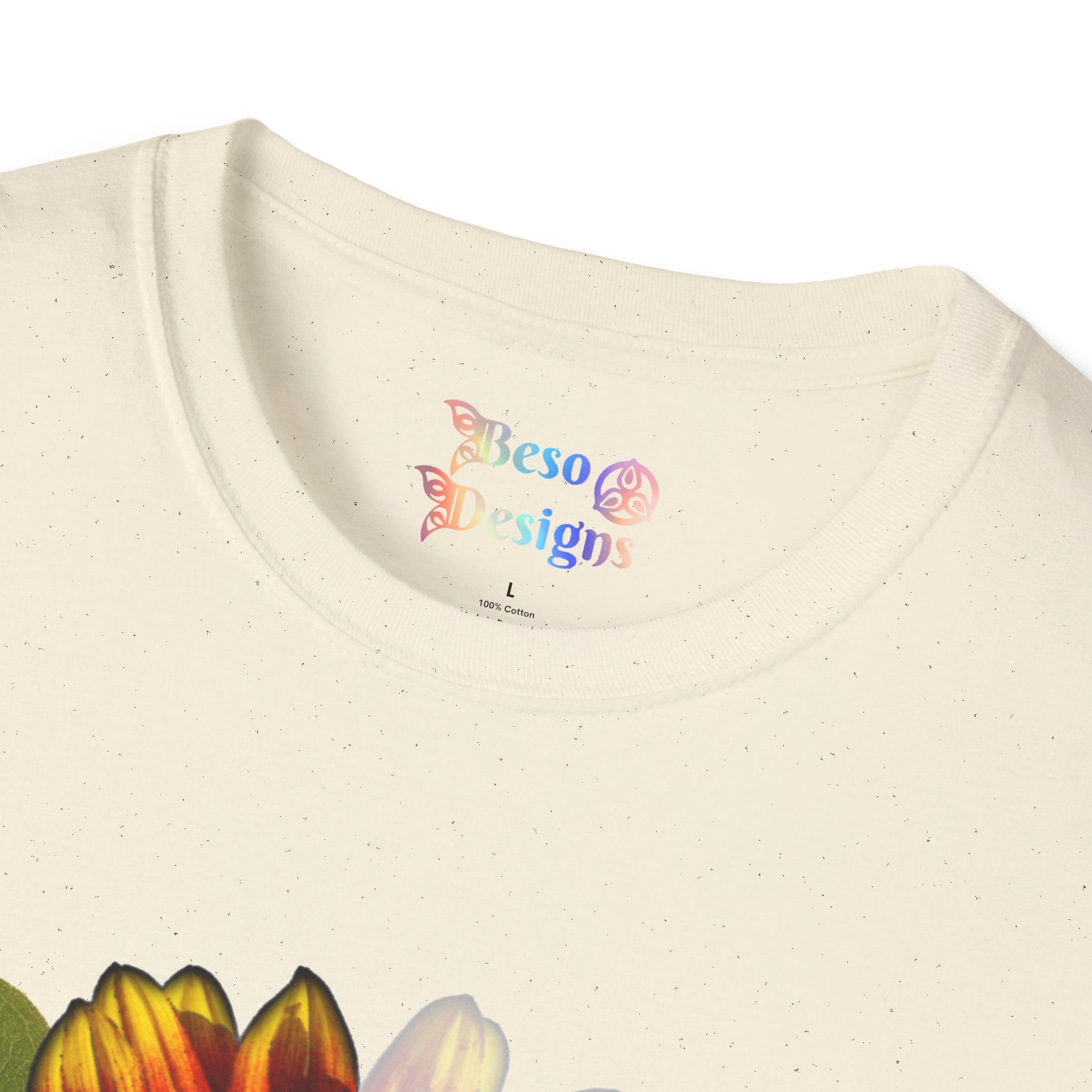 Sunflower Unisex T-Shirt - 'Why be a rose' Design