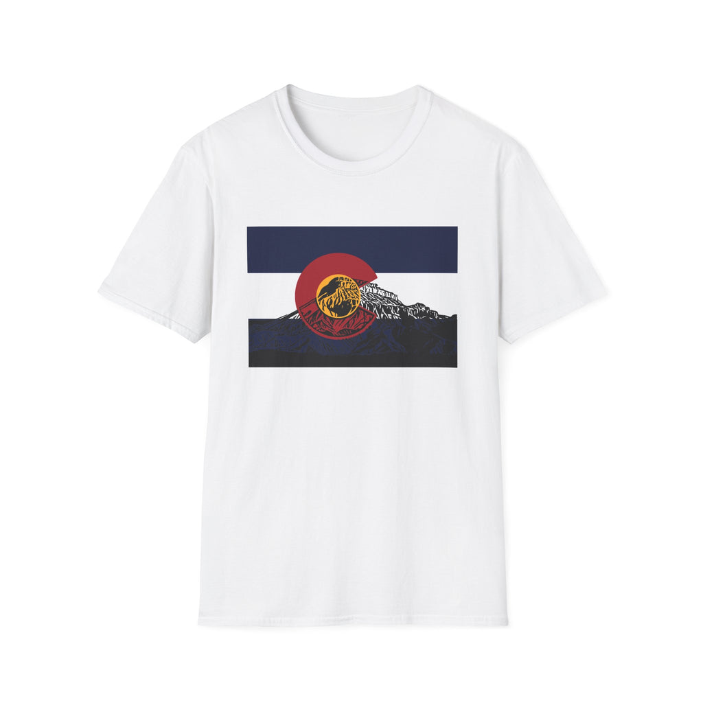 Colorado Graphic Tee, Unisex T-Shirt, Softstyle Shirt, Mountain Lover Gift, Adventure Apparel