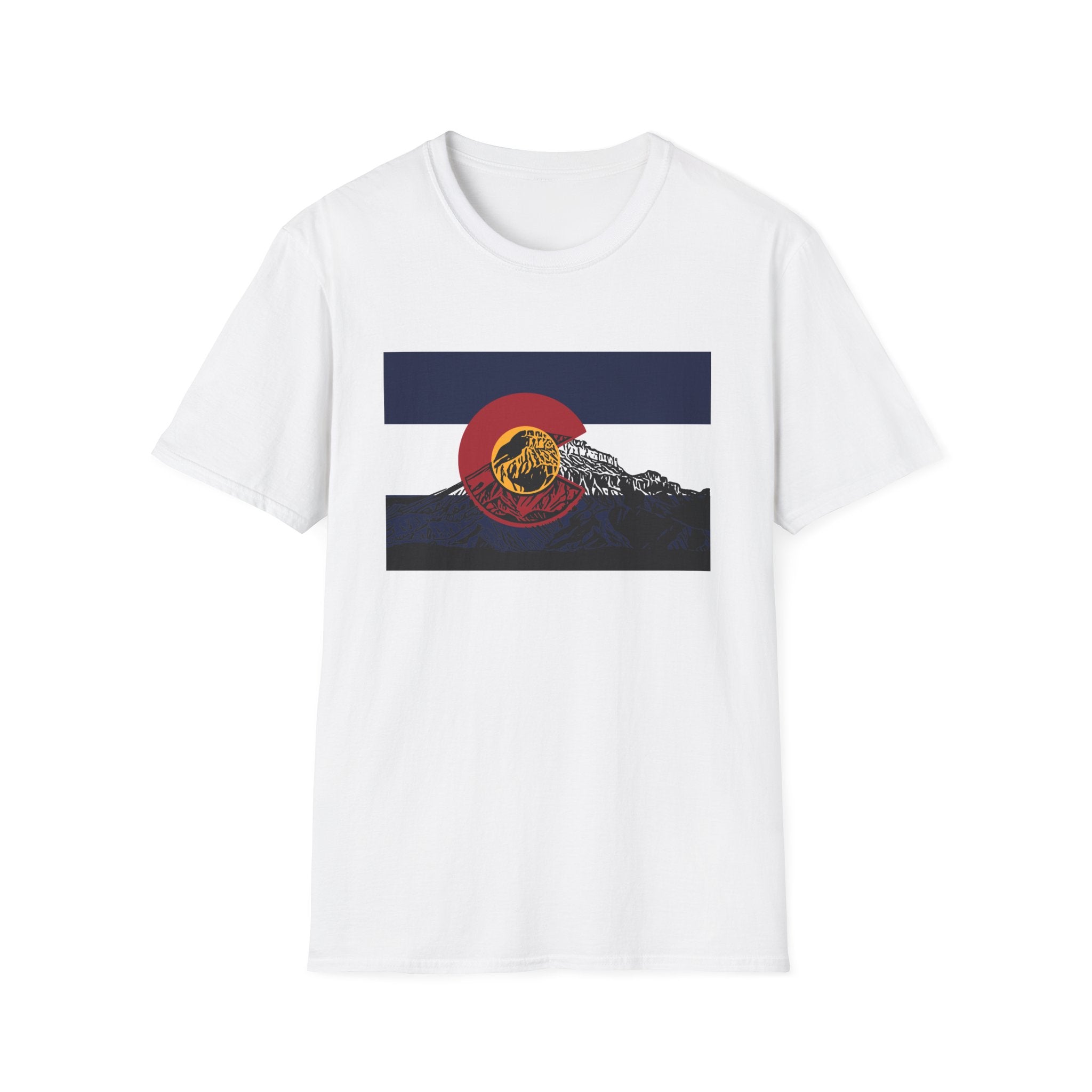 Colorado Graphic Tee, Unisex T-Shirt, Softstyle Shirt, Mountain Lover Gift, Adventure Apparel