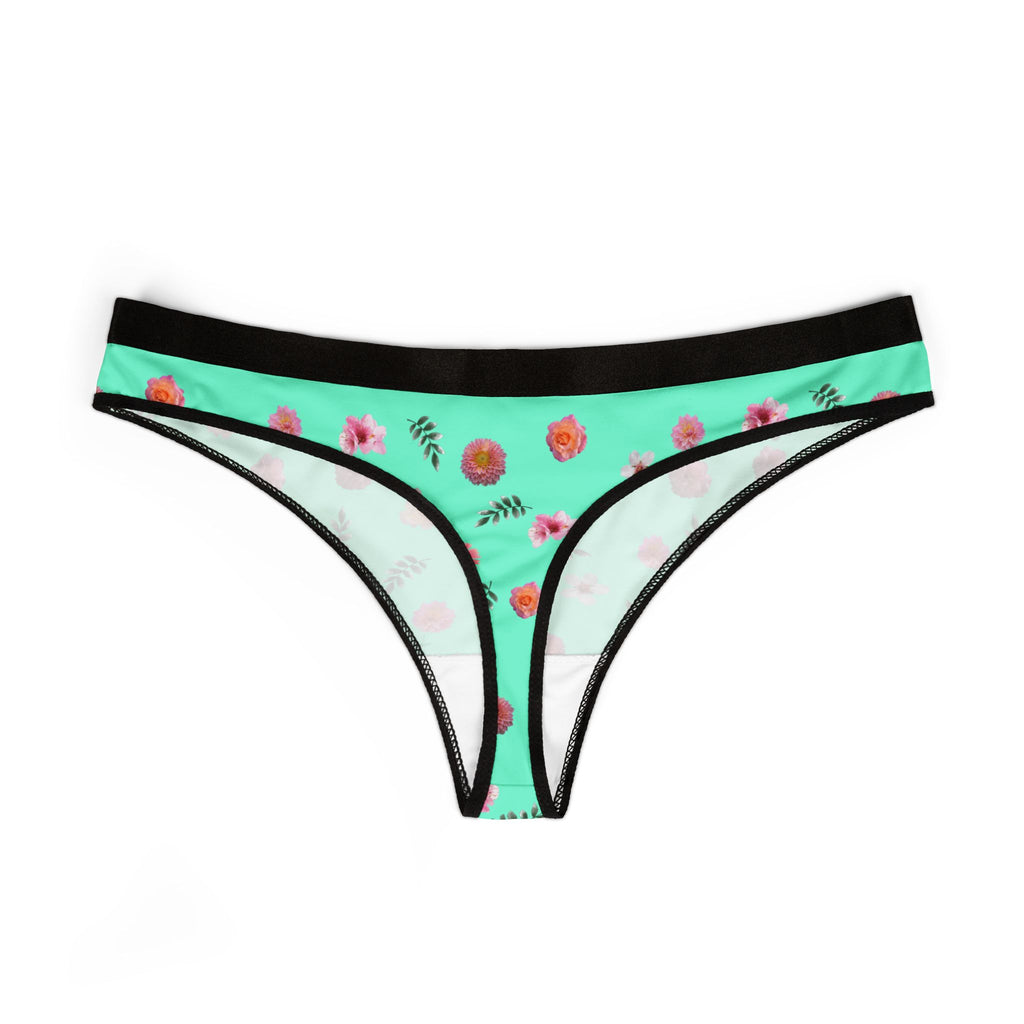 Floral Women's Thongs - Comfortable and Stylish Underwear, Floral Print Lace Undies, Cute Lingerie Gift, Everyday Essentials, Summer [...]