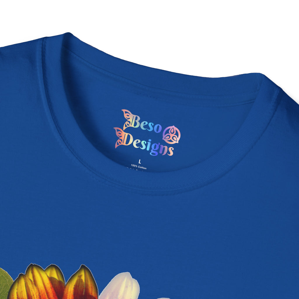 Sunflower Unisex T-Shirt - 'Why be a rose' Design