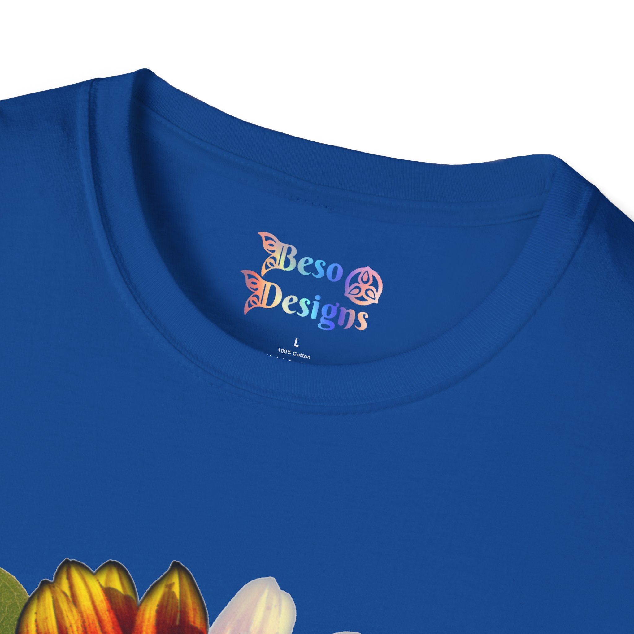 Sunflower Unisex T-Shirt - 'Why be a rose' Design