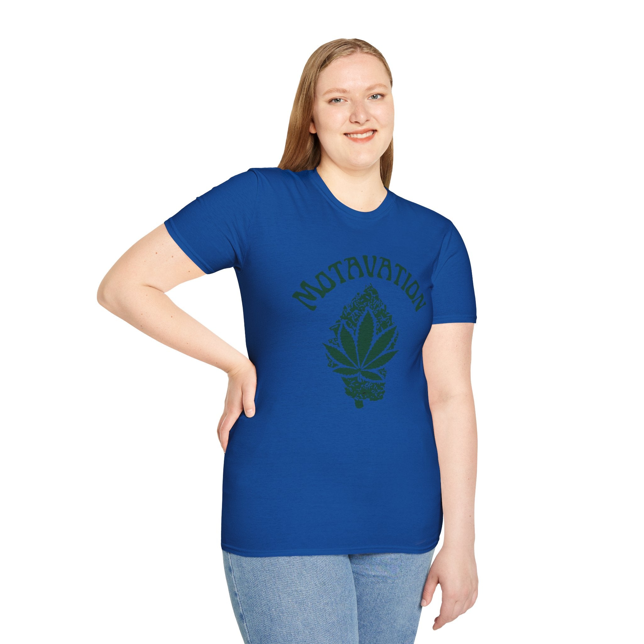 Marijuana Leaf and Bud Unisex T-Shirt - Motavation Design