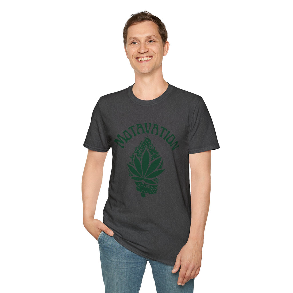 Marijuana Leaf and Bud Unisex T-Shirt - Motavation Design