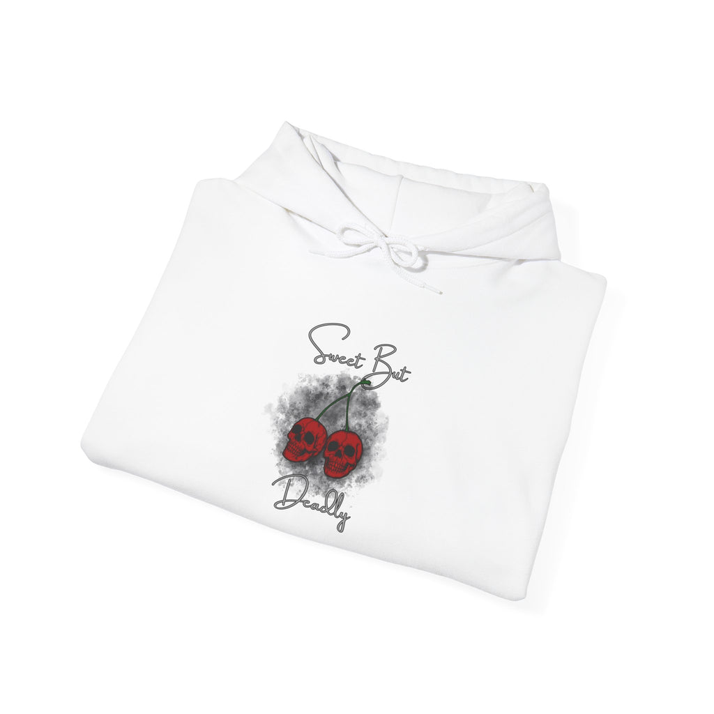 Skull Cherries Hoodie – "Sweet but Deadly" Graphic Sweatshirt