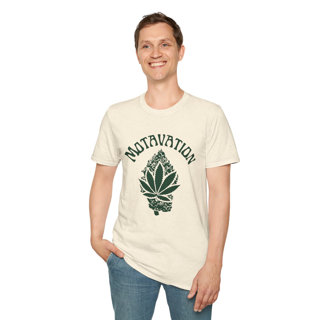 Marijuana Leaf and Bud Unisex T-Shirt - Motavation Design