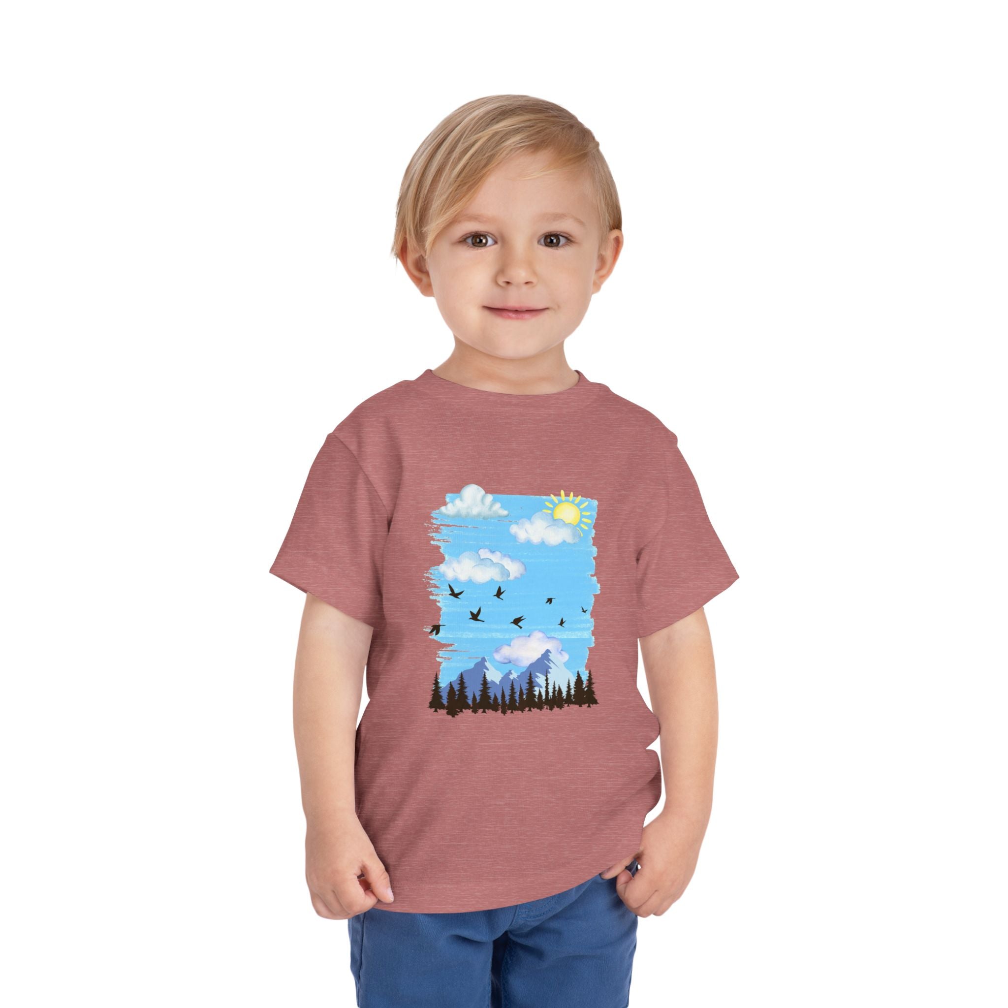 Toddler Tee - Mountain Outdoor Scene
