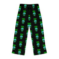 Halloween Skull Women's Pajama Pants, Cute Lounge Wear, Spooky Sleep Pants, Gift for Her, Cozy Nightwear