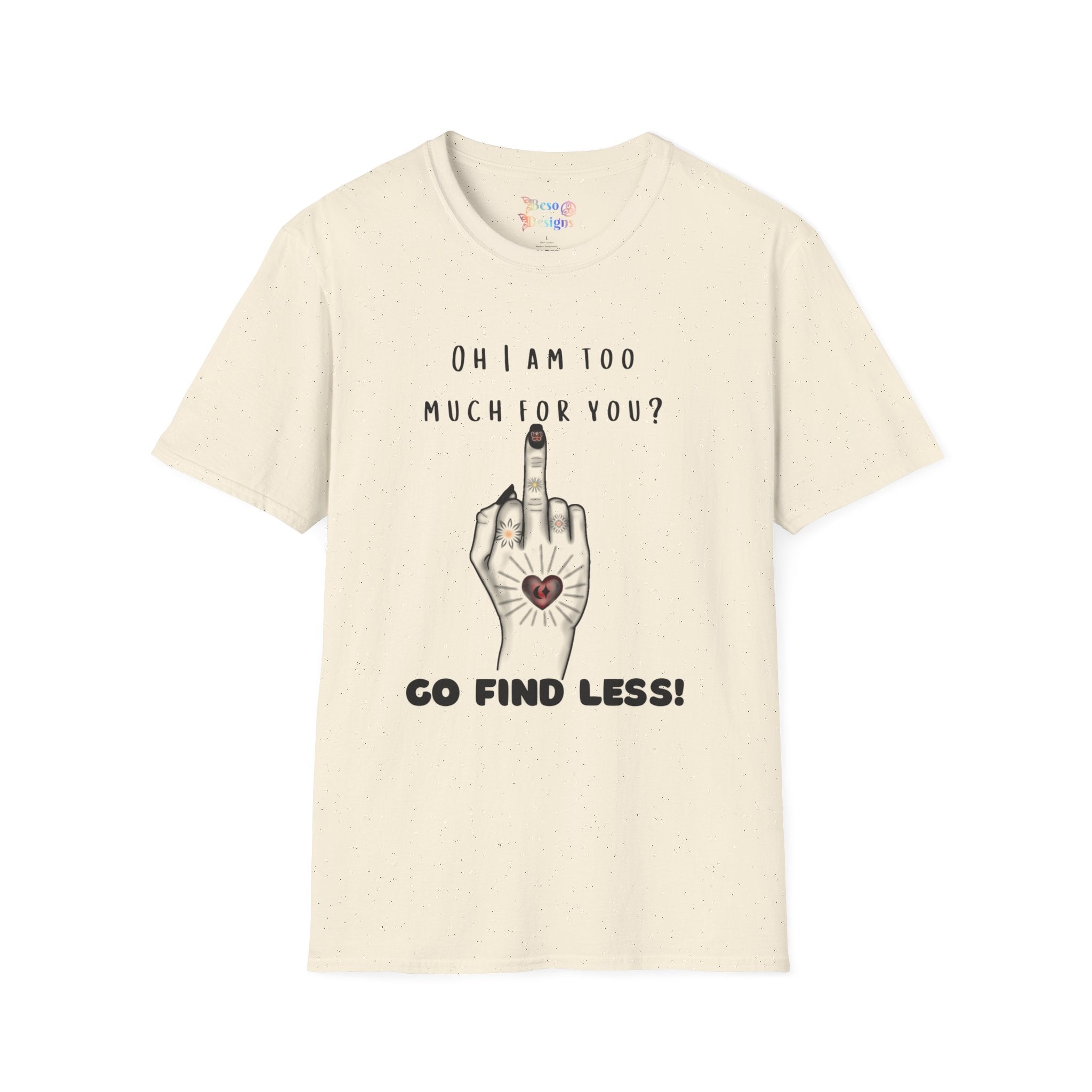 Graphic T-Shirt Middle Finger Tattoo Design