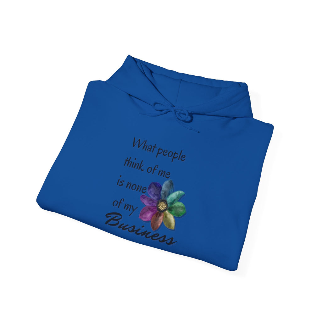 Hooded Sweatshirt - Rainbow Flower Design - Unisex Heavy Blend™
