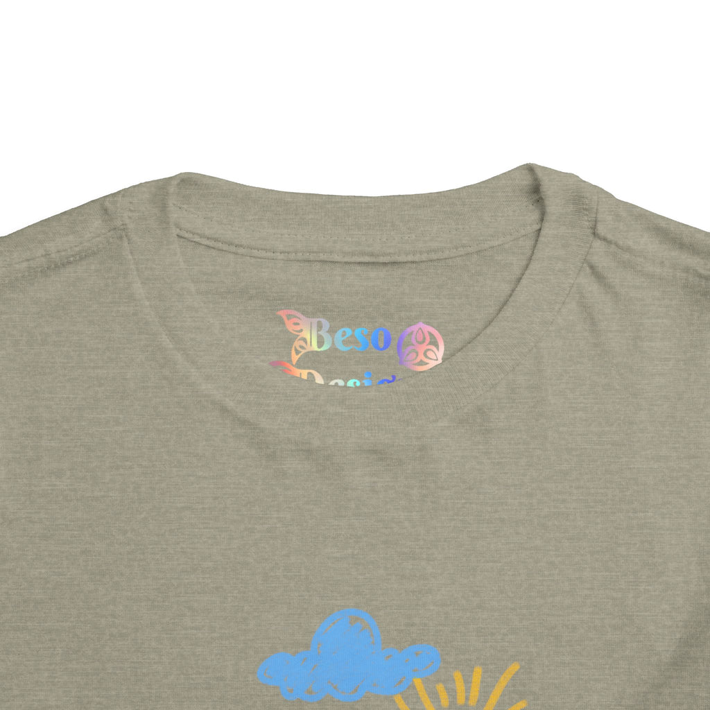 Toddler T-Shirt Cat Outside Crayon Drawing