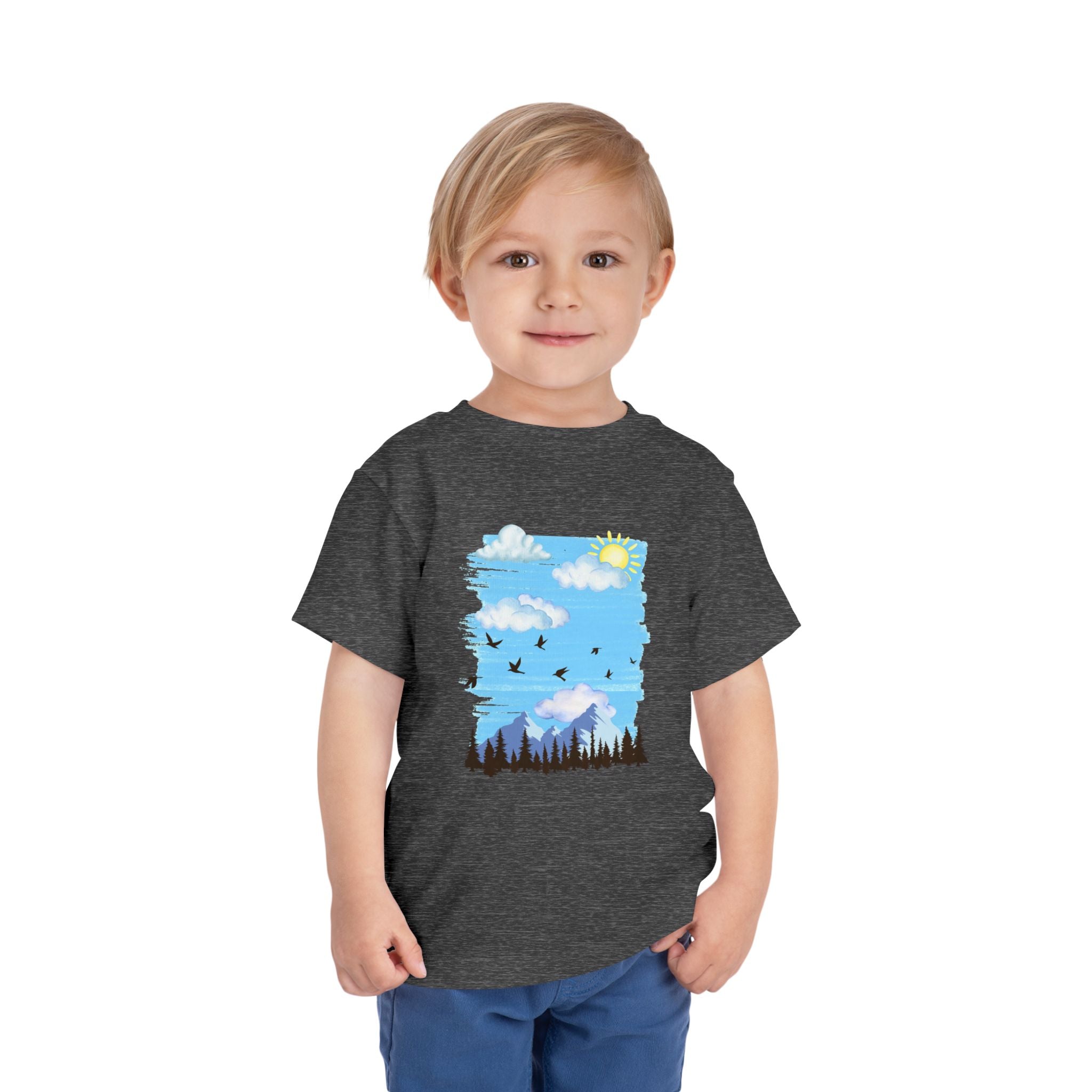 Toddler Tee - Mountain Outdoor Scene