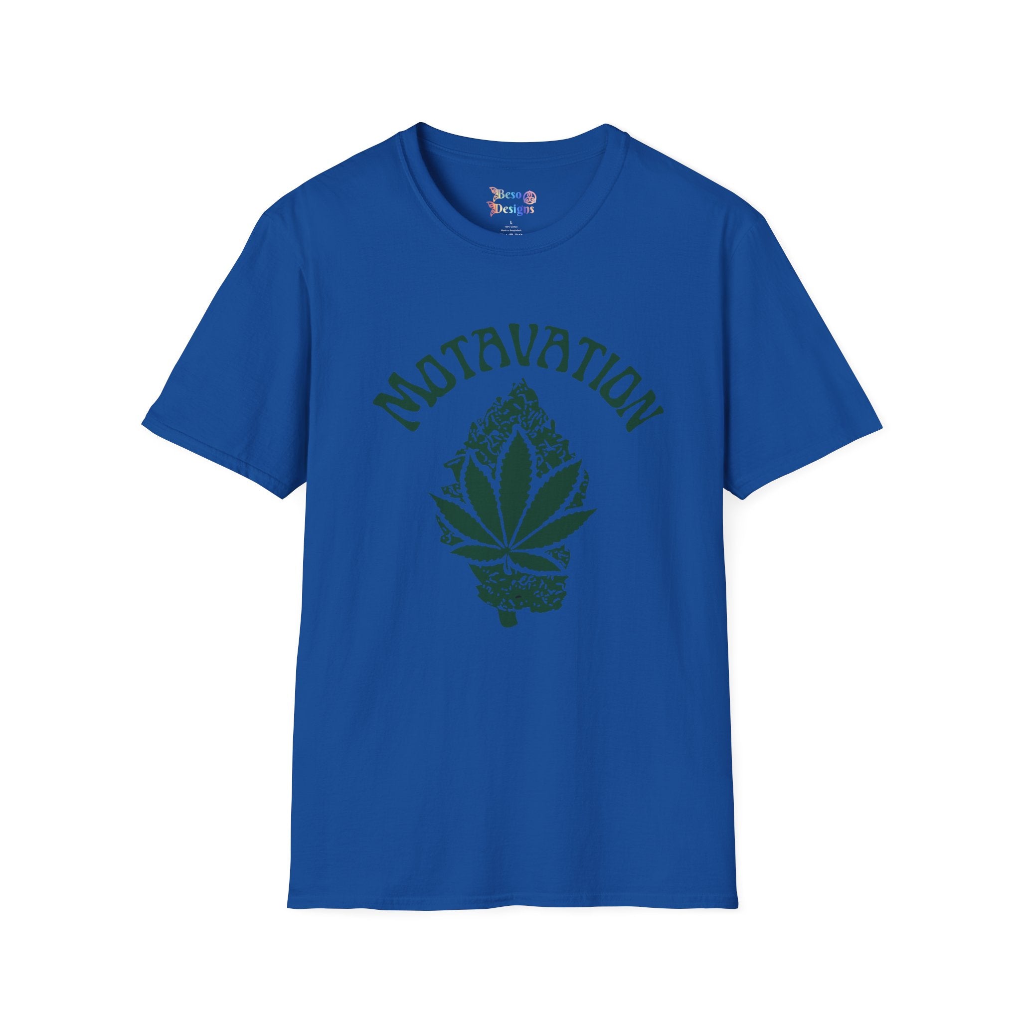 Marijuana Leaf and Bud Unisex T-Shirt - Motavation Design