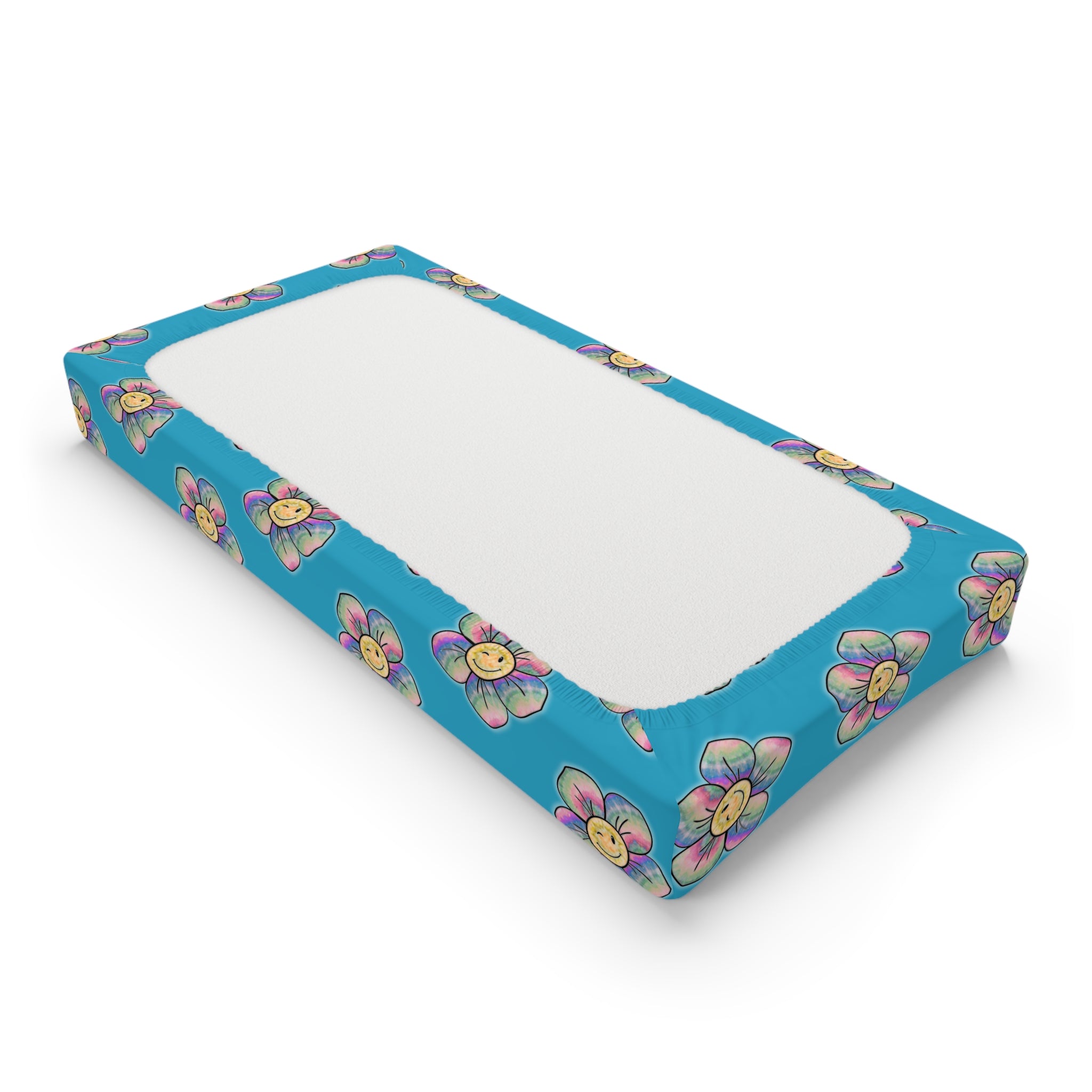 Floral Baby Changing Pad Cover, Cute Floral Design, Nursery Decor, Baby Shower Gift, Infant Changing Station, Soft & Stylish