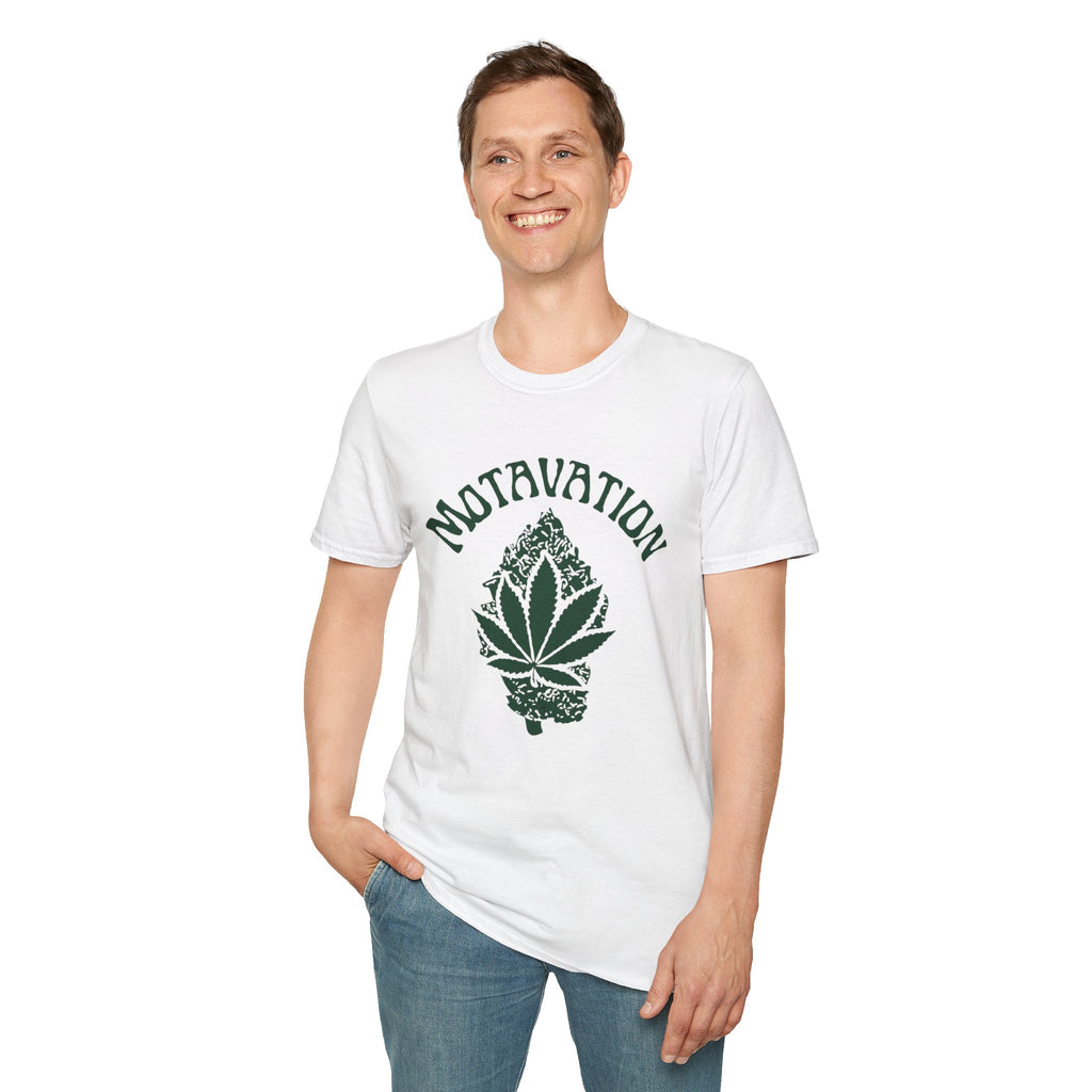 Marijuana Leaf and Bud Unisex T-Shirt - Motavation Design