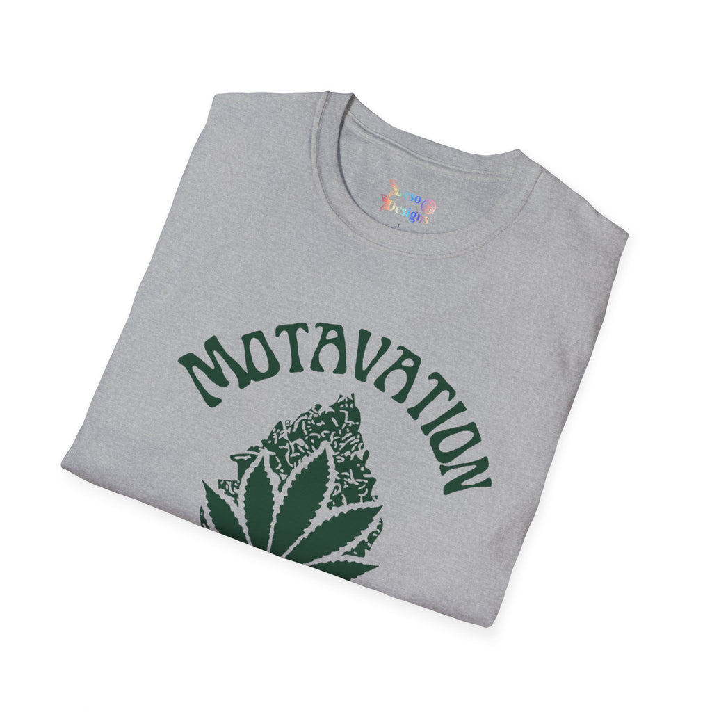 Marijuana Leaf and Bud Unisex T-Shirt - Motavation Design