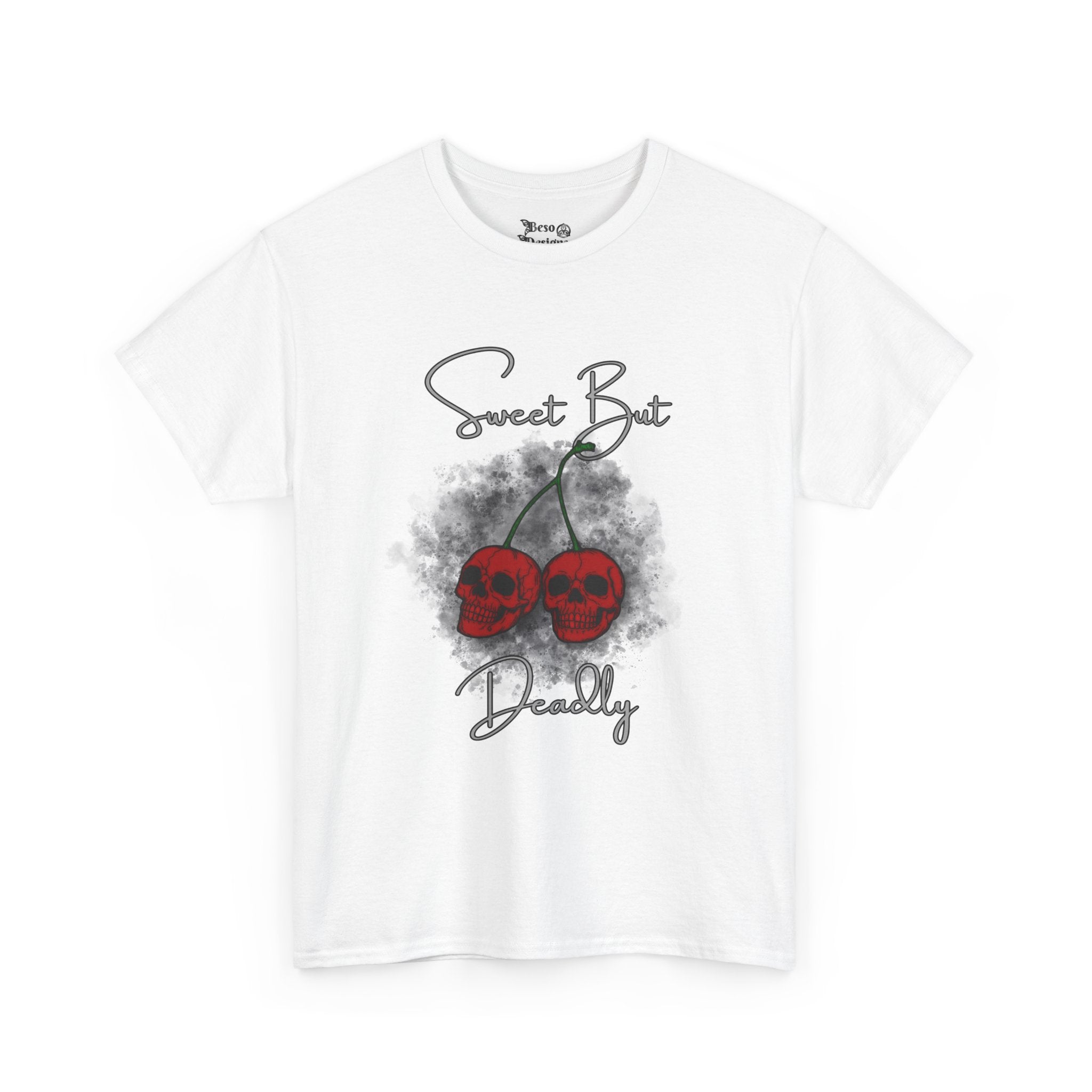 Skull Cherries Tee — "sweet but deadly" Graphic T-Shirt