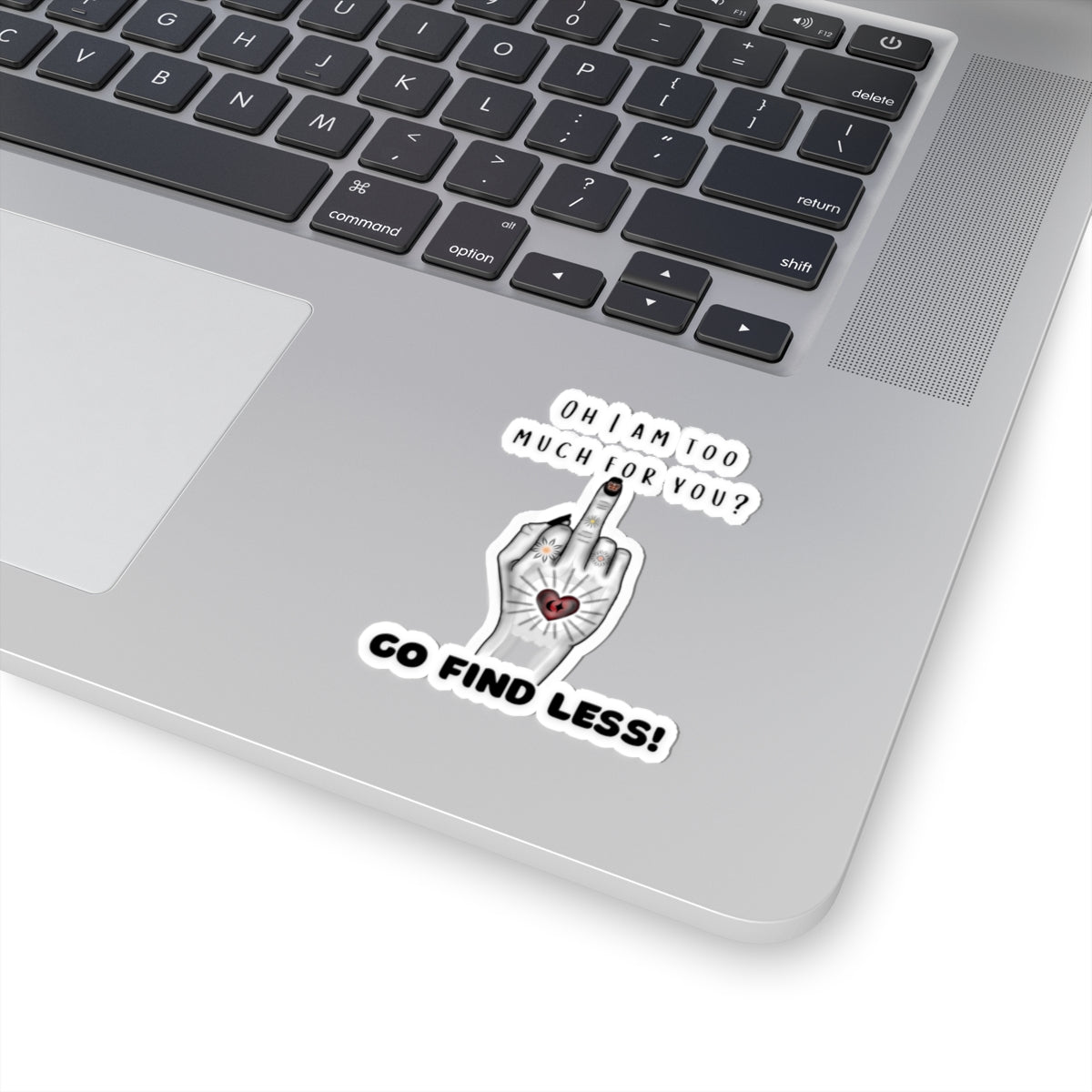 Stickers - Middle Finger Tattooed Hand Kiss-Cut Stickers