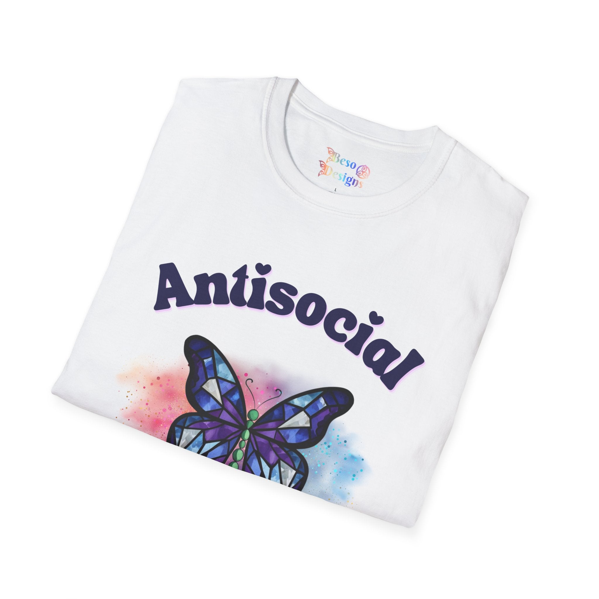Butterfly Unisex T-Shirt - Antisocial Design