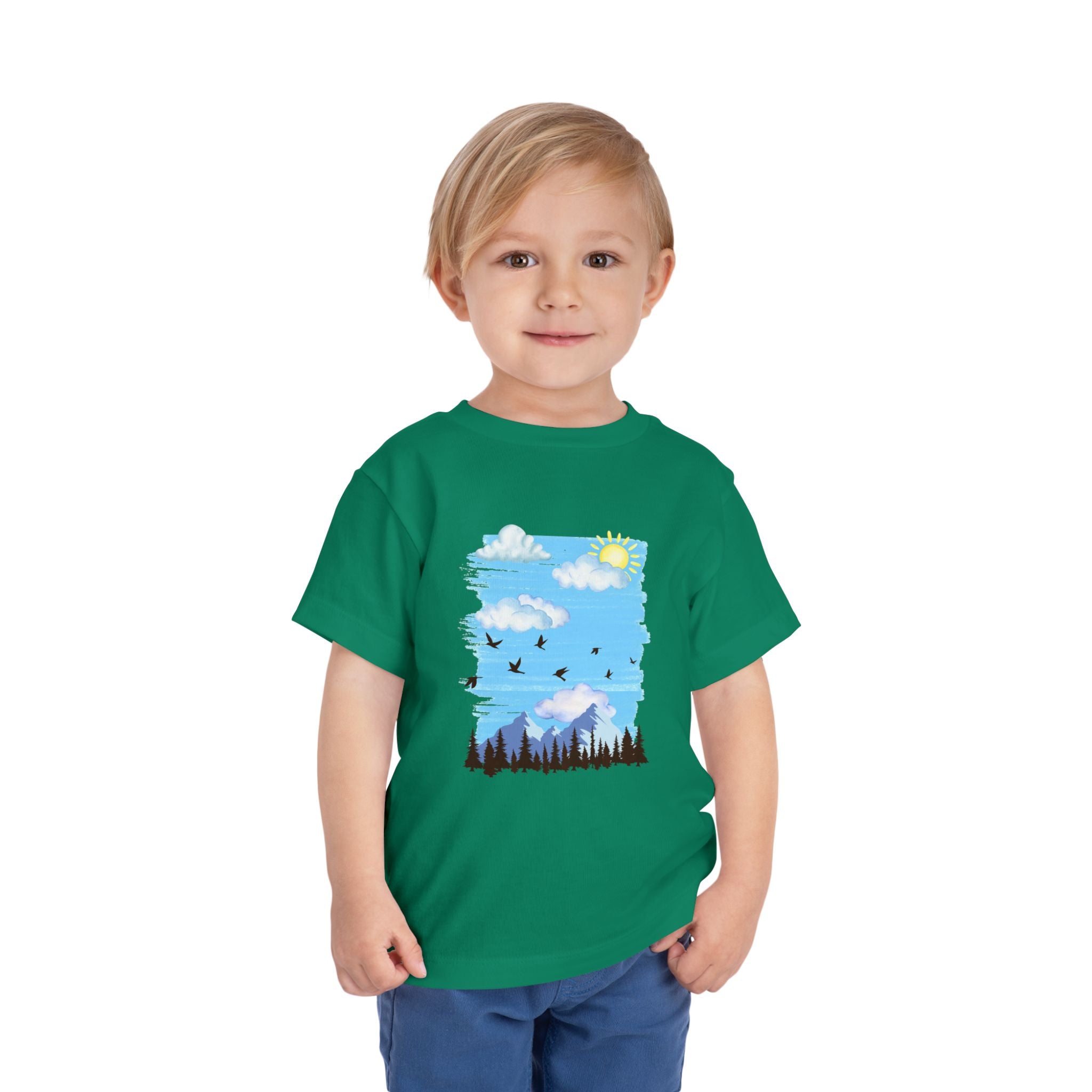 Toddler Tee - Mountain Outdoor Scene