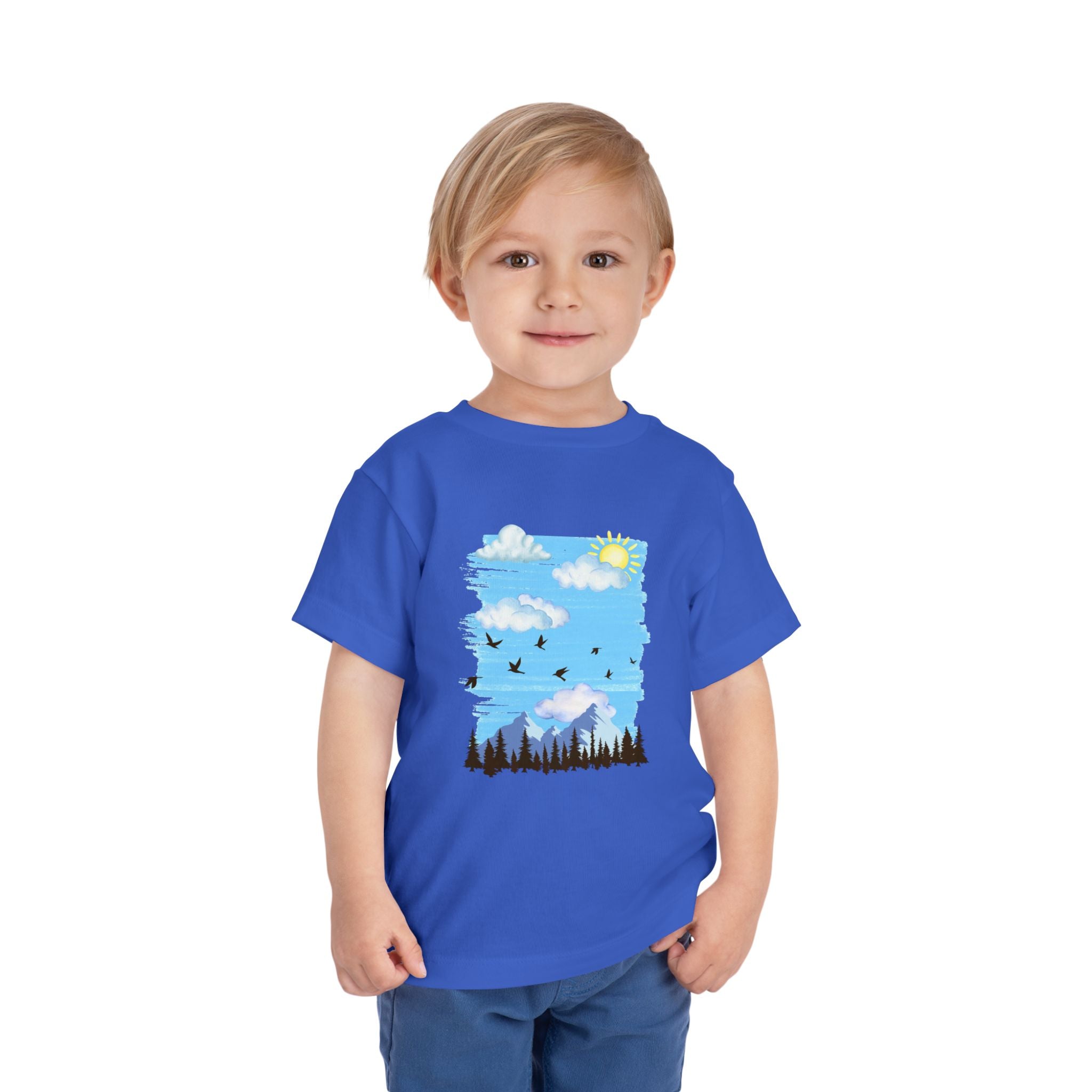 Toddler Tee - Mountain Outdoor Scene