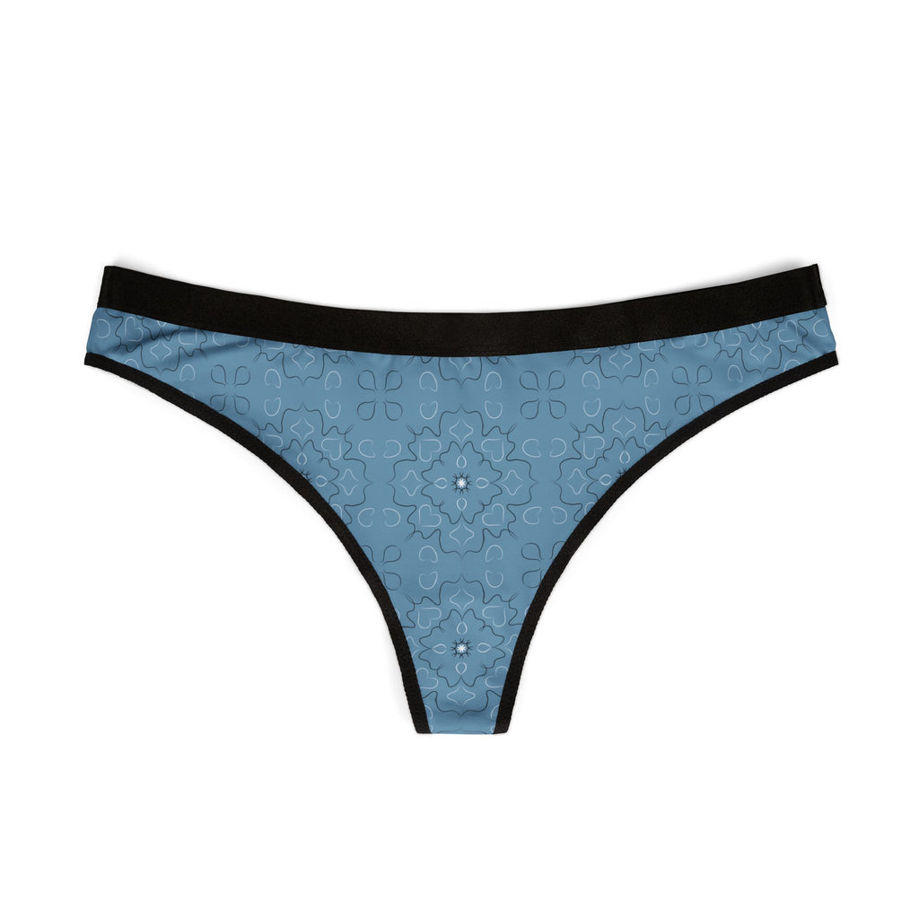 Stylish Women's Thongs (AOP) - Elegant Blue Floral Design, Comfortable Underwear, Perfect Gift for Her, Everyday Essentials, Lingerie [...]