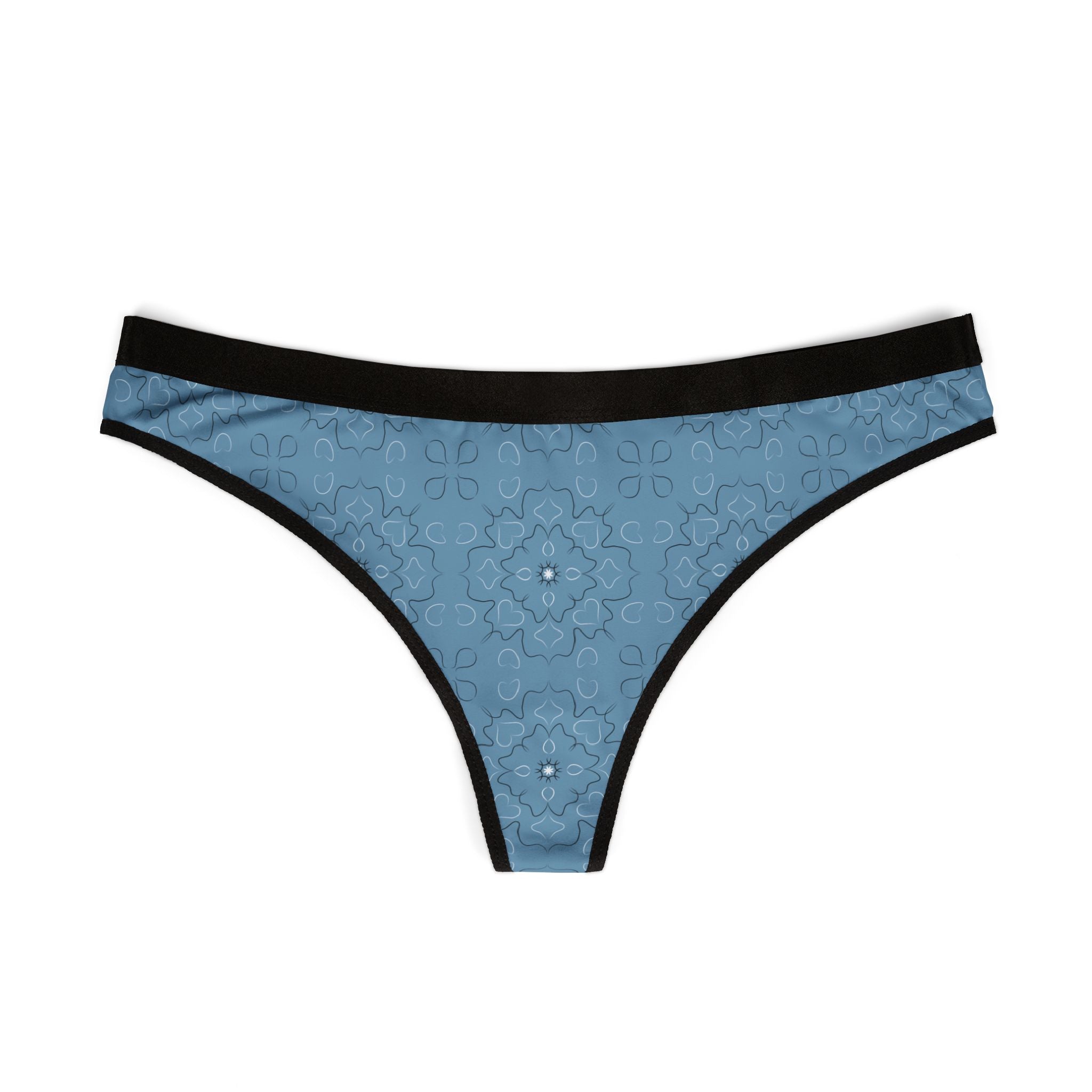 Stylish Women's Thongs (AOP) - Elegant Blue Floral Design, Comfortable Underwear, Perfect Gift for Her, Everyday Essentials, Lingerie [...]