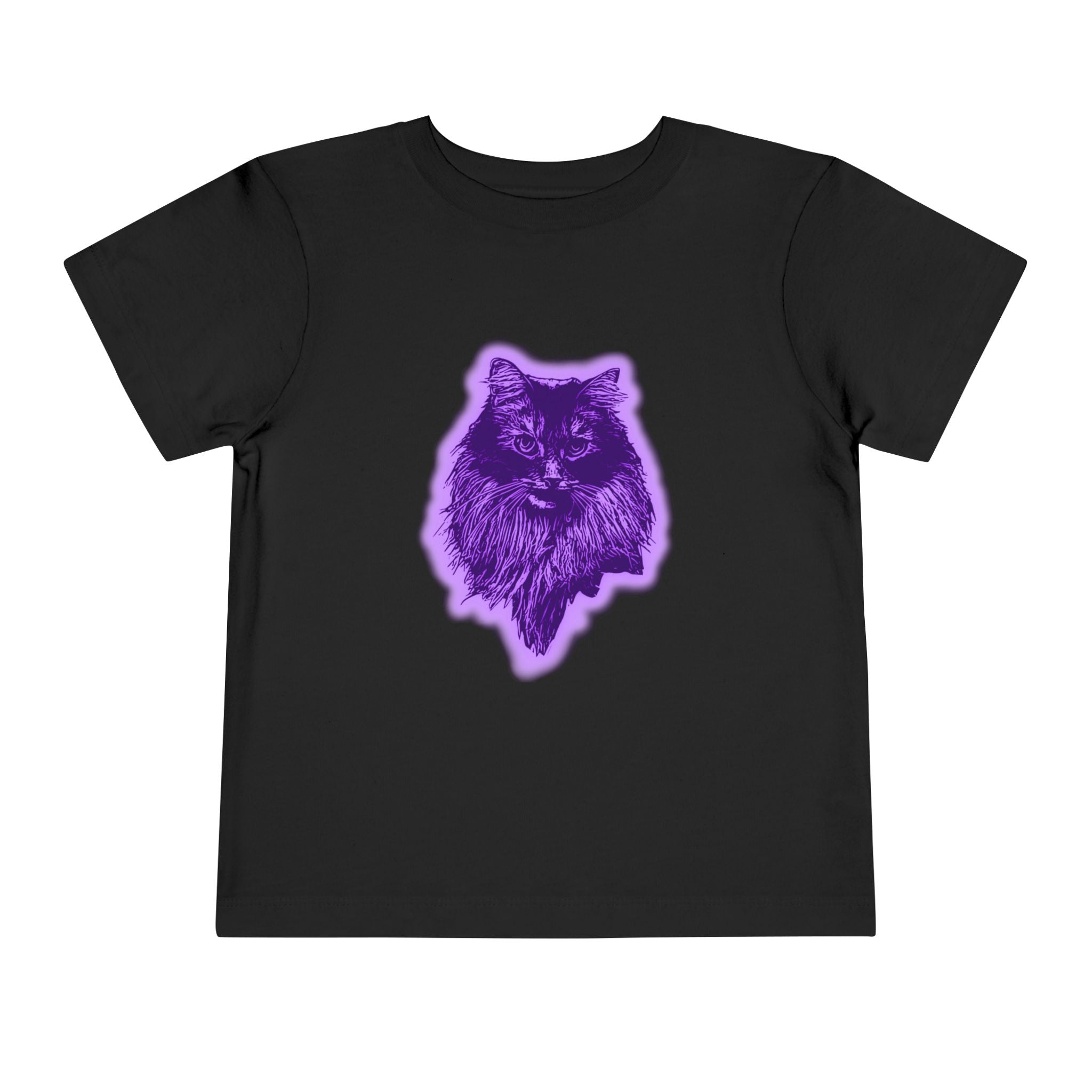 Purple Cat Toddler Tee, Cute Kids Shirt, Gift for Cat Lovers, Birthday Gift, Playtime Apparel, Fun Animal Tee