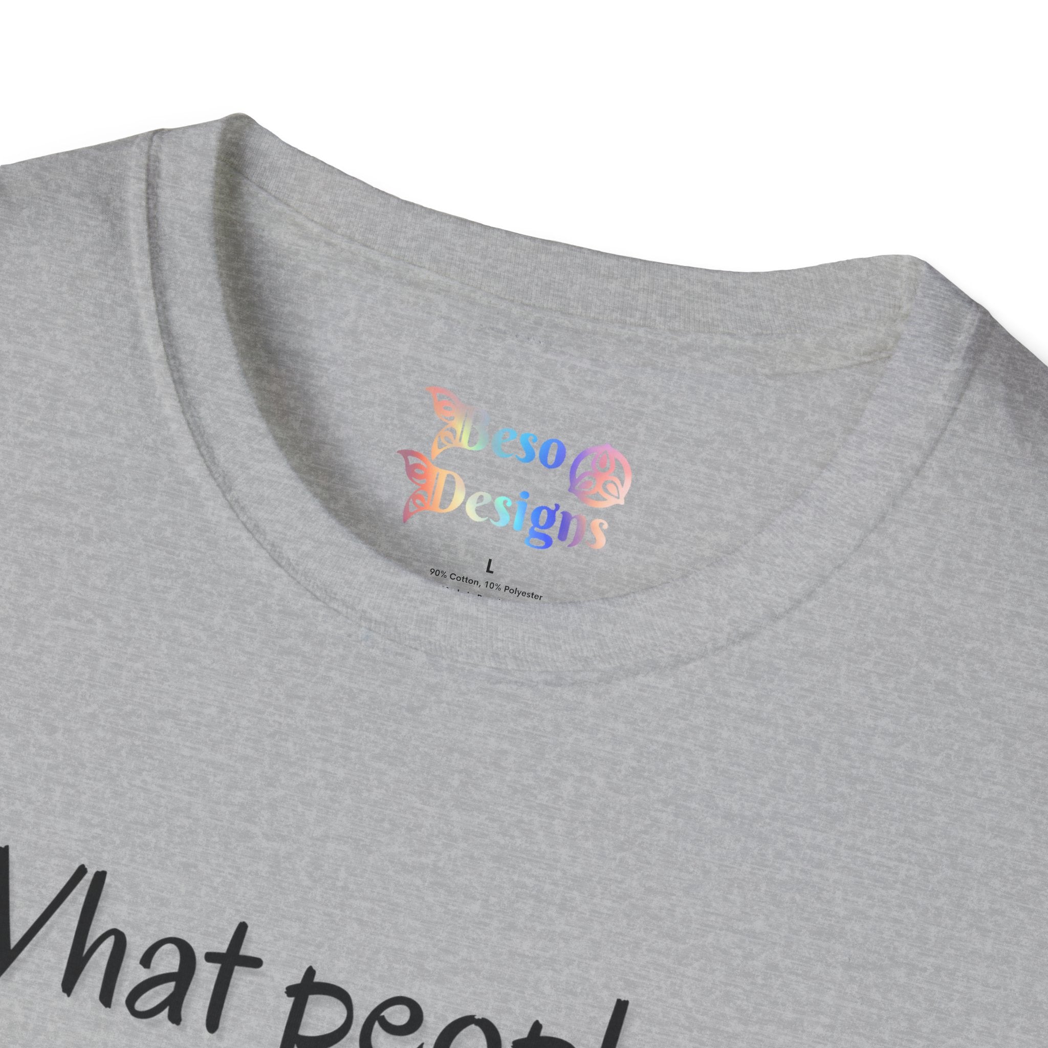 Rainbow Flower Unisex T-Shirt - What People Think of Me is None of My Business