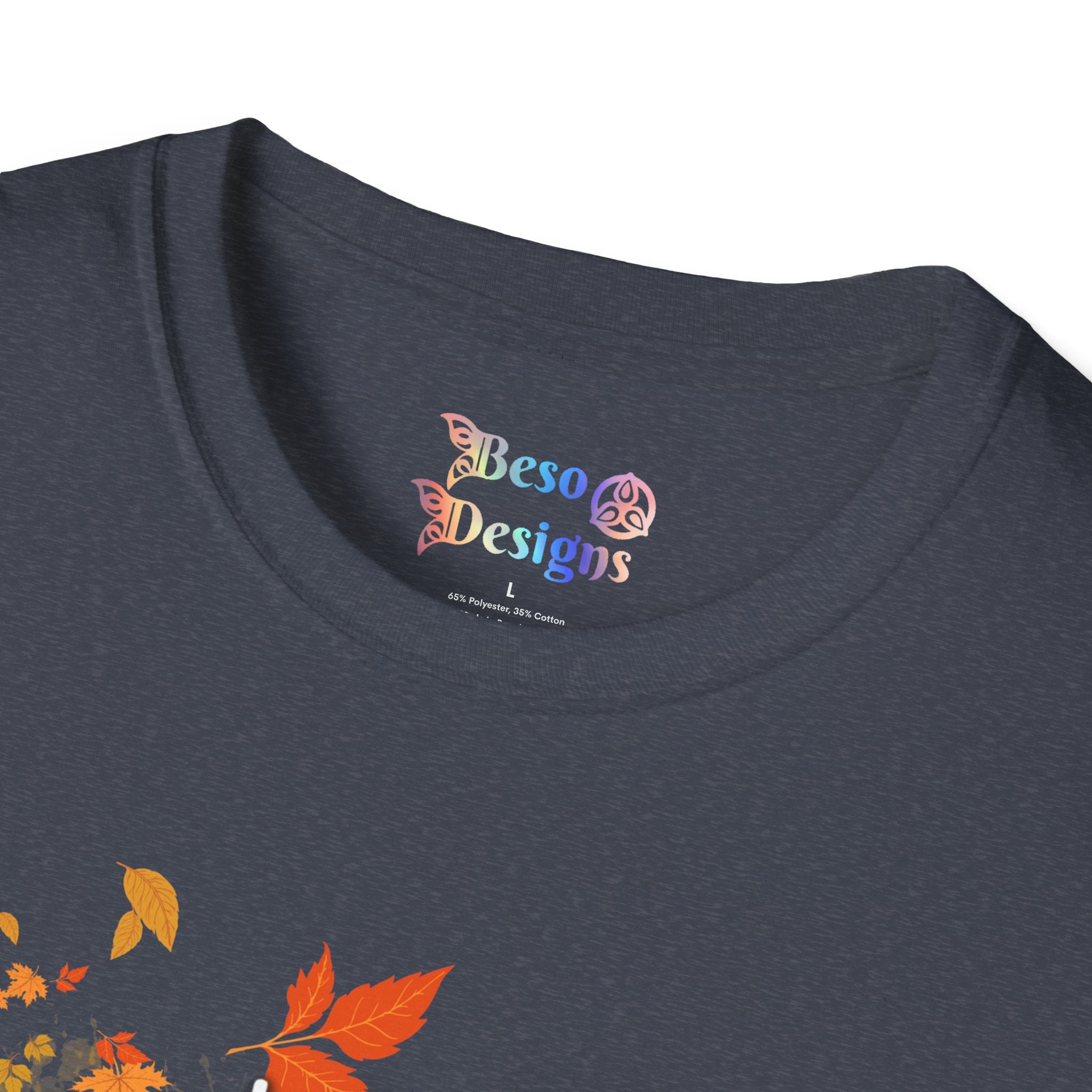 Autumn Vibes Unisex Softstyle T-Shirt, Fall Shirt, Pumpkin Tee, Seasonal Apparel, Comfortable Casual Wear, Perfect for Autumn Celebrations